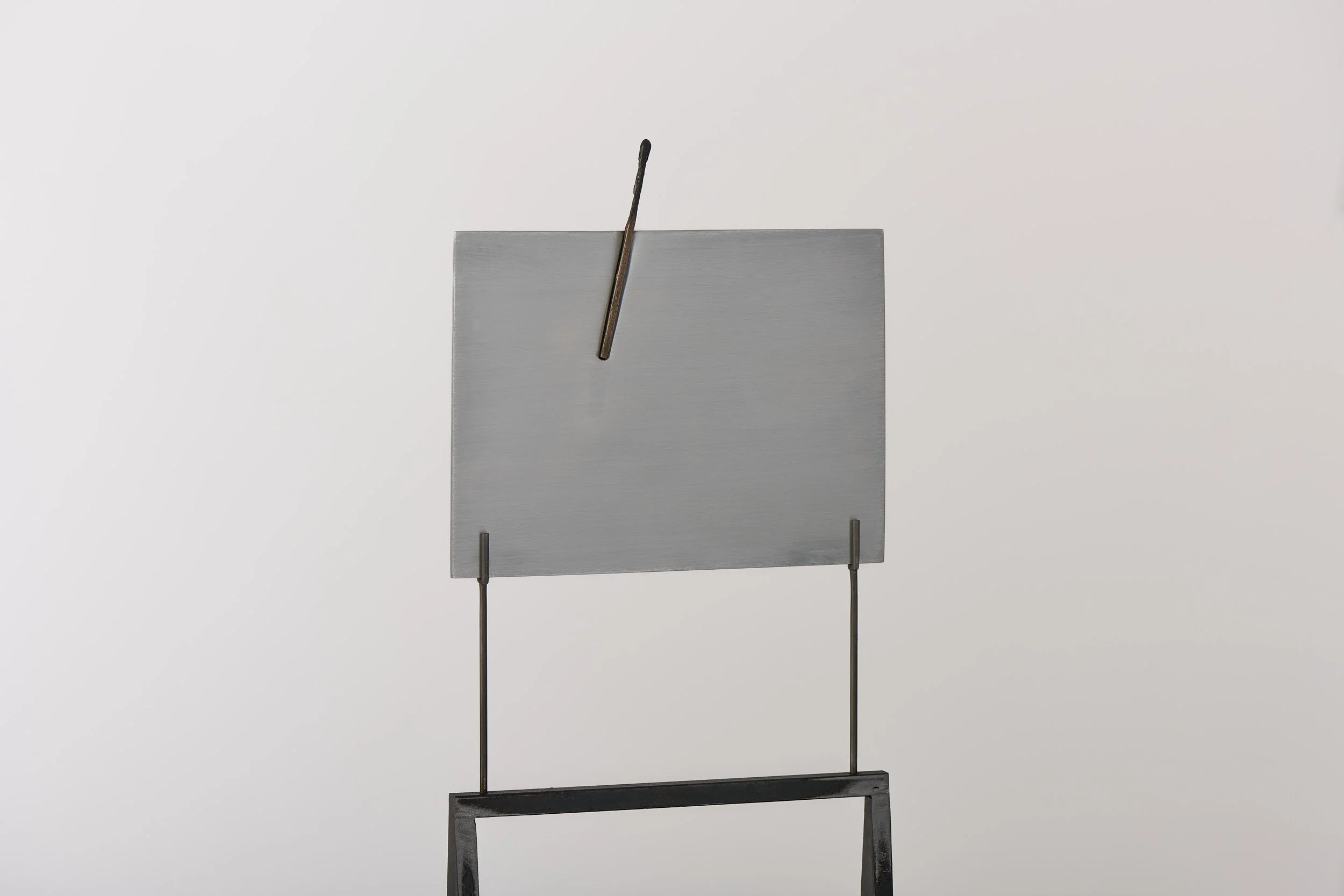   Smothered , 2025 (detail) bronze, aluminium, mild steel 138 × 20 × 20 cm  I this piece is available through Stockroom I   