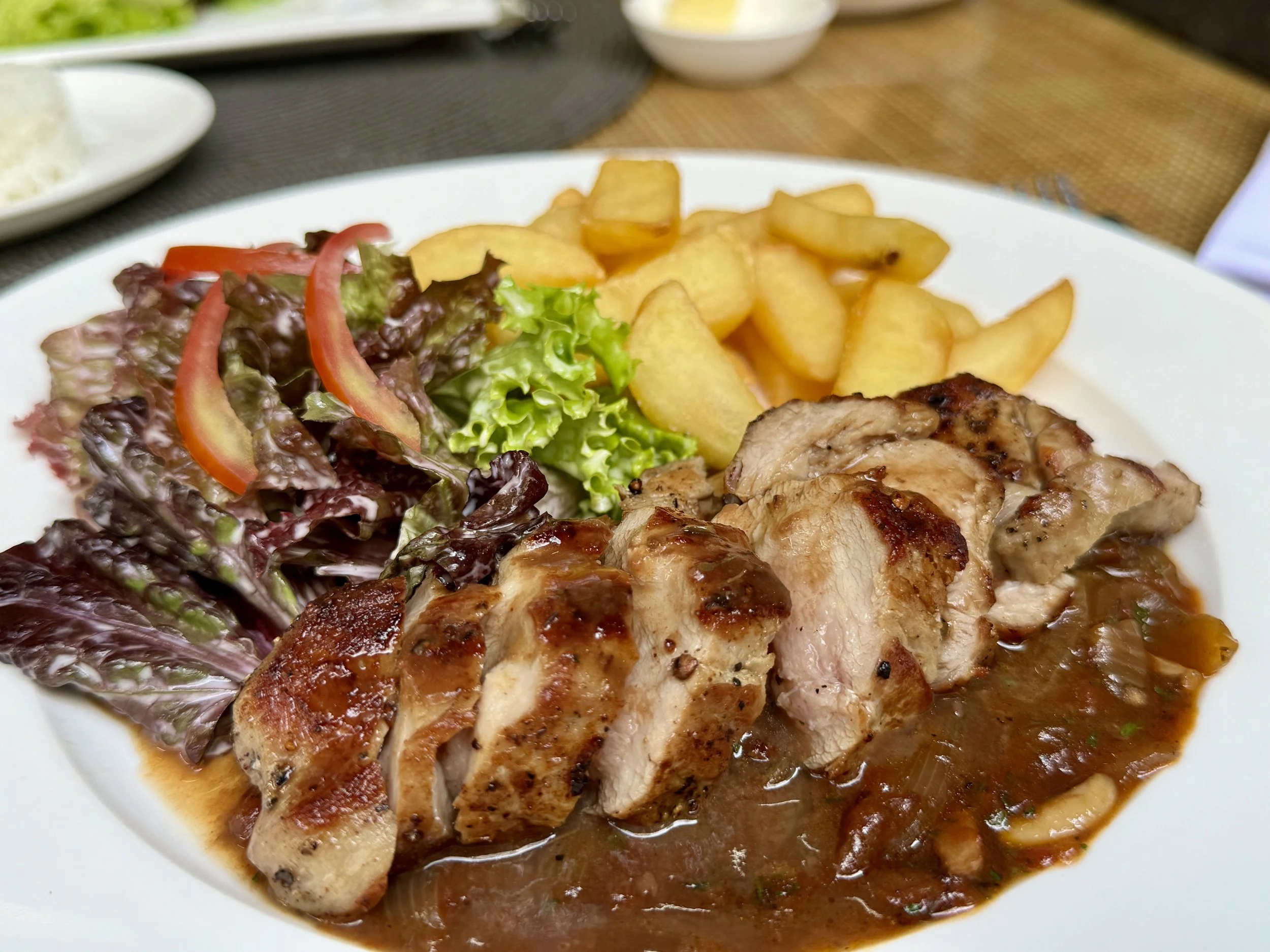 Grilled Veal Loin — Brasserie Sagana