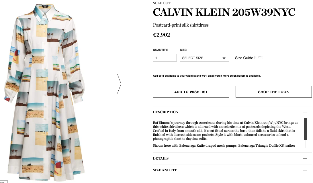 Postcard print silk shirtdress CALVIN KLEIN 205W39NYC MATCHESFASHION.COM.png