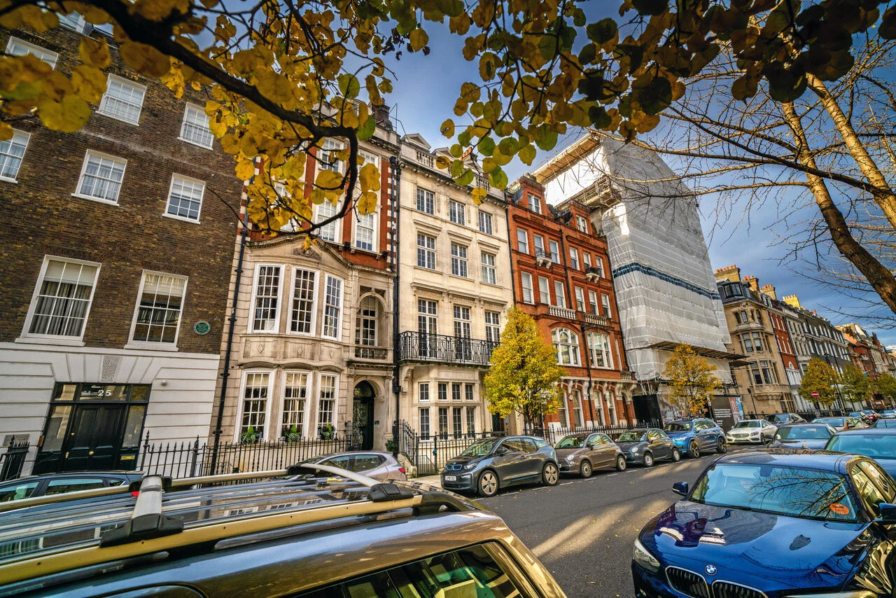  Sedež podjetja Formations House v Londonu na Harley Street s številko 29, po kateri je novinarski preiskovalni projekt #29Leaks dobil ime. Foto: Daniel Costantini/Dagens Nyheter 