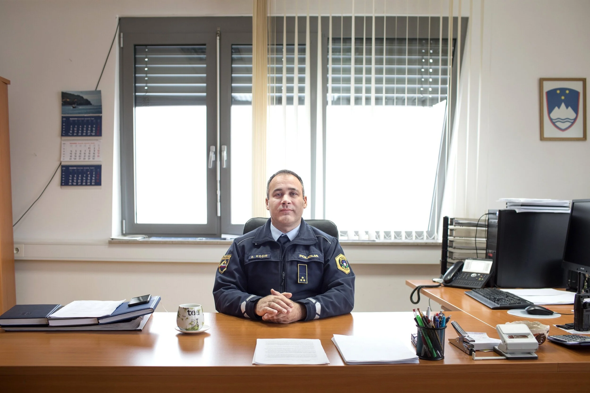  Komandir kočevske policijske postaje Silvo Košir. Foto: Matej Povše 