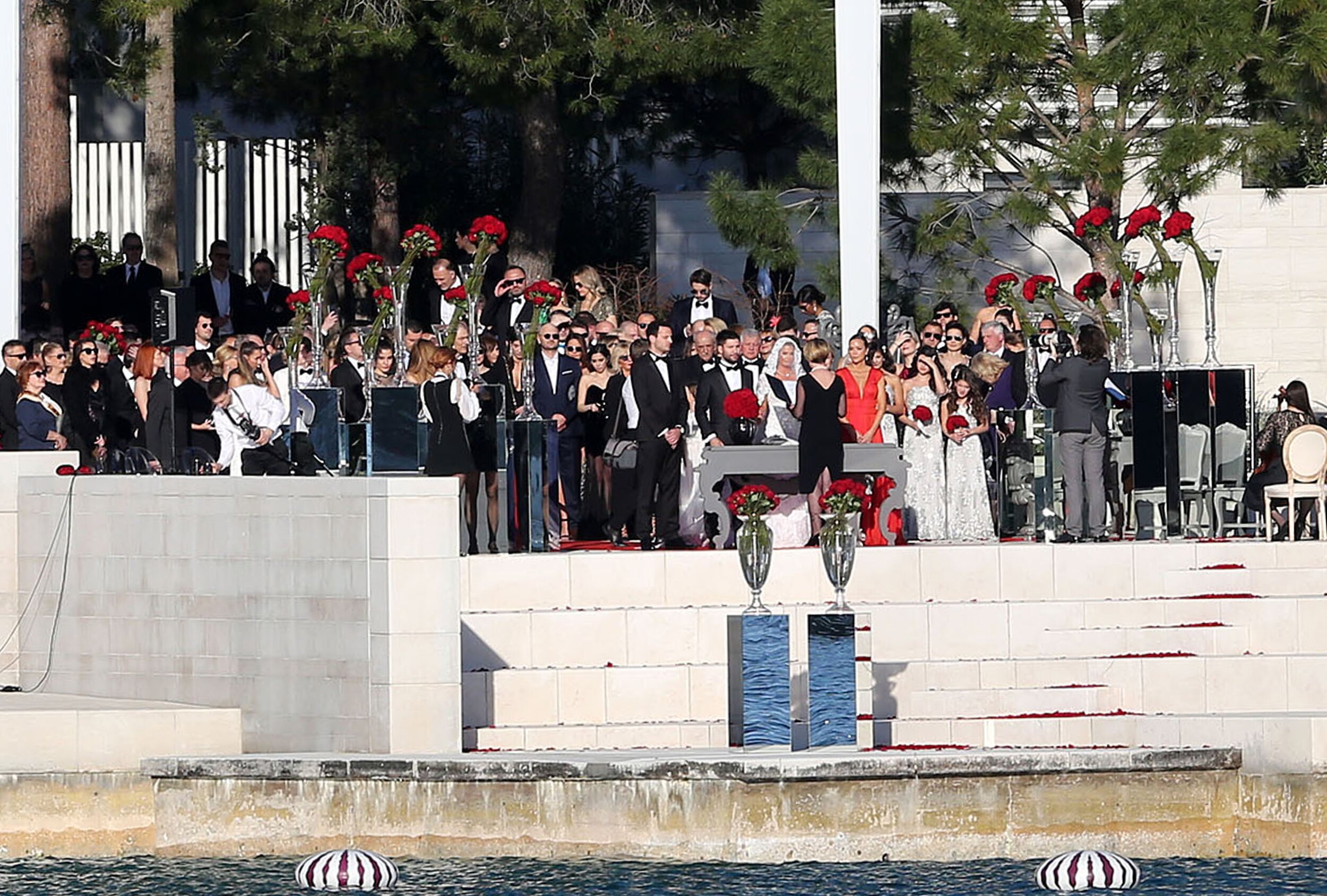 The wedding of Emil Tedeschi, Jr., and Nika Perenčević. Photo: Goran Kovačić/Pixell