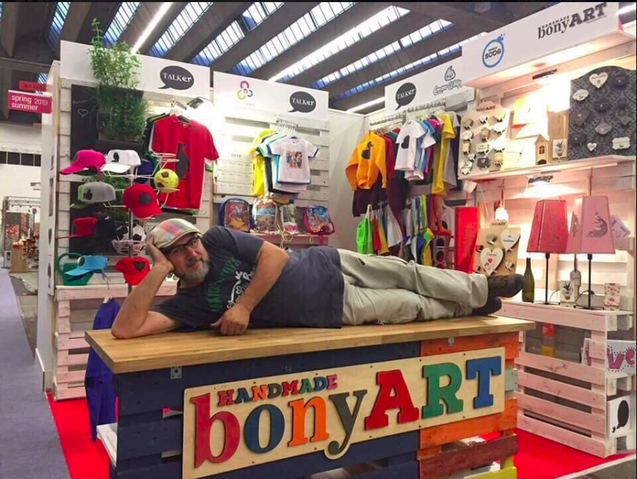  Miklós Bonyár, lastnik podjetja BonyART Design. Foto: spletna stran BonyART 