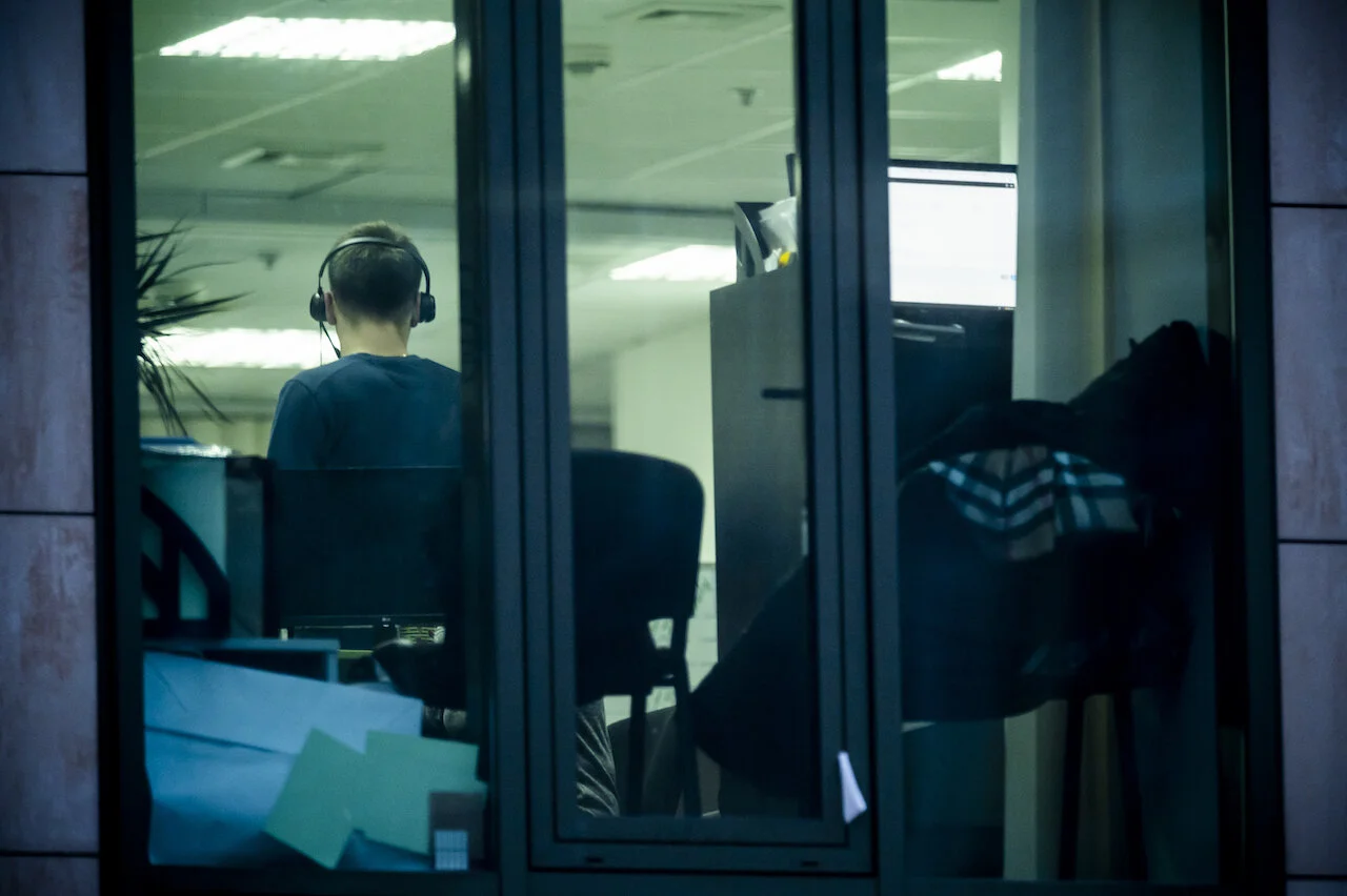  Klicni center v Kijevu. Foto: Dagens Nyheter 