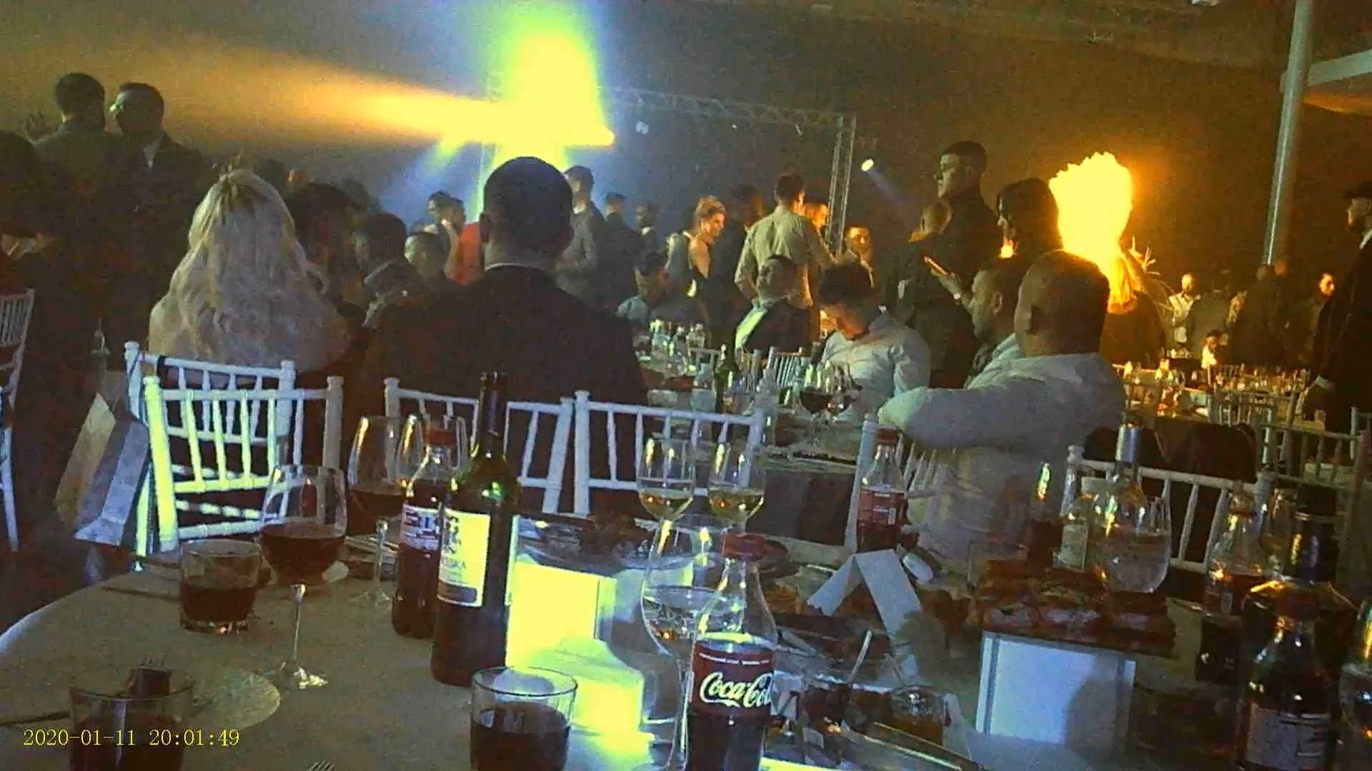 A still from hidden camera footage of the Milton Group New Year’s party. Credit: DN