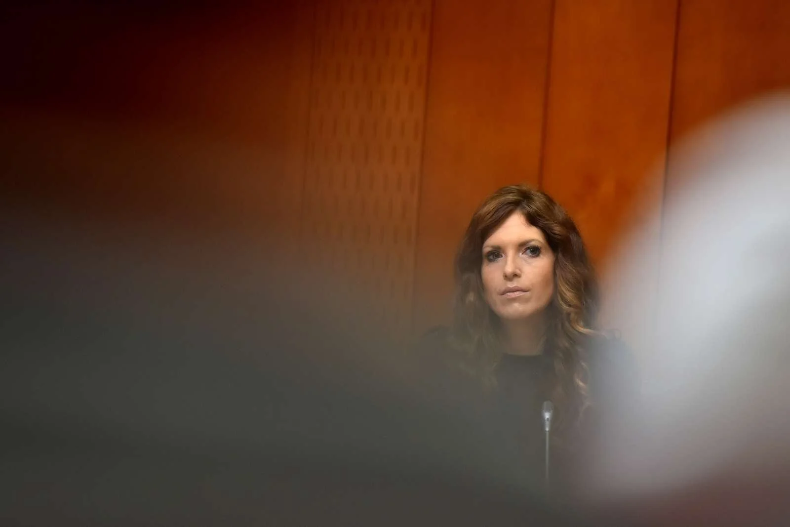  Poslanci so na seji razpravljali o odzivu na opozorila o kršitvah svobode medijev v Sloveniji, ki ga je ministrstvo za zunanje zadeve poslalo Svetu Evrope. Foto: Tamino Petelinšek/STA 