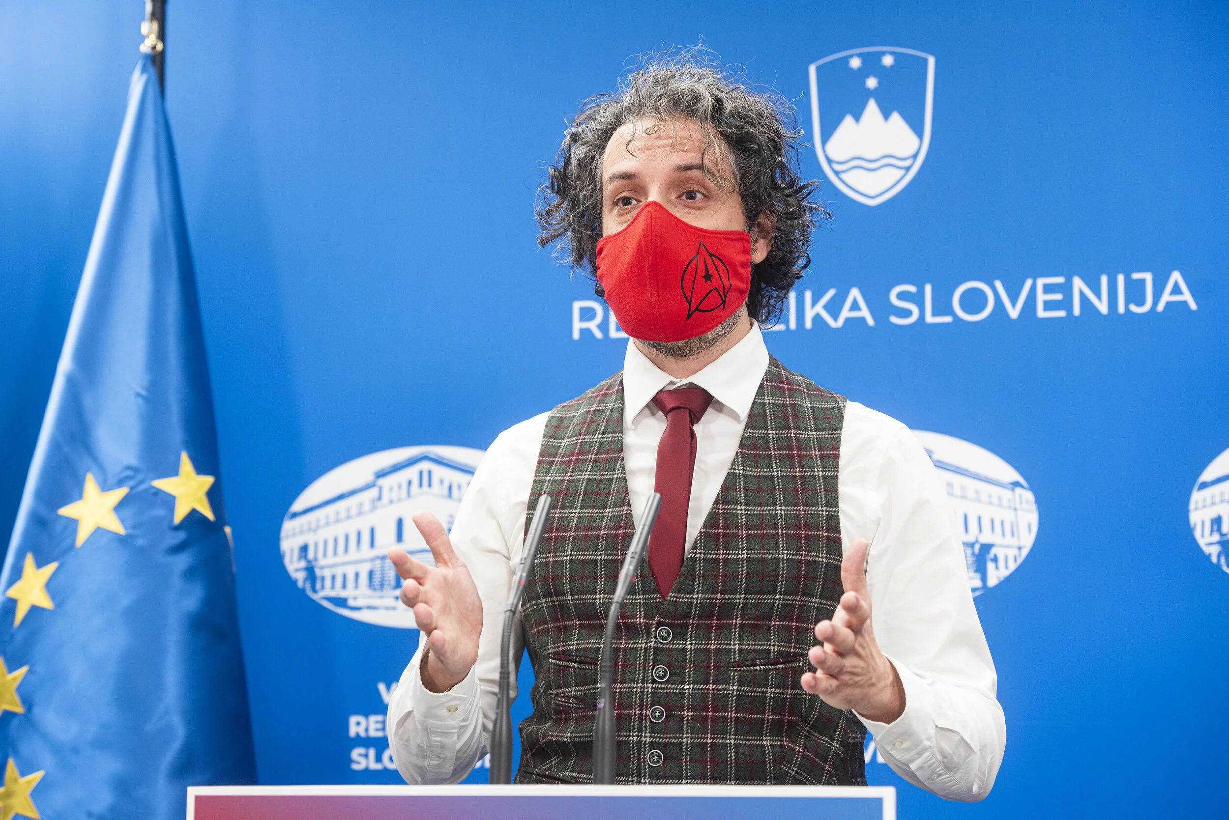  Epidemiolog Mario Fafangel. Foto: Bor Slana/STA 