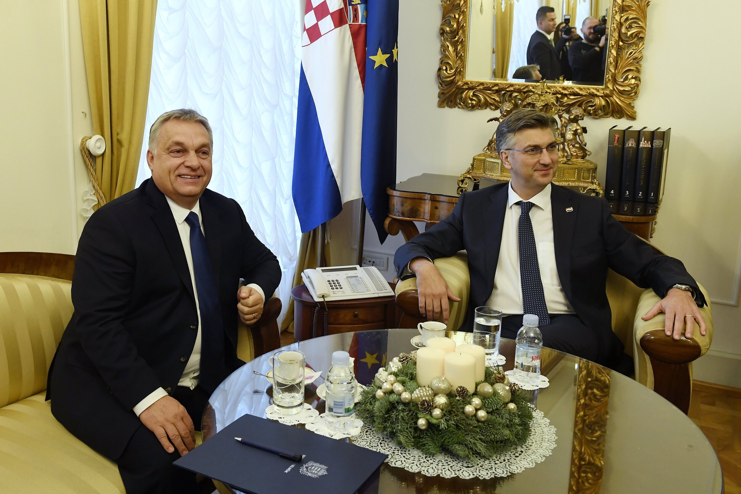  Viktor Orbán and Andrej Plenković. Photo: Government of Hungary 