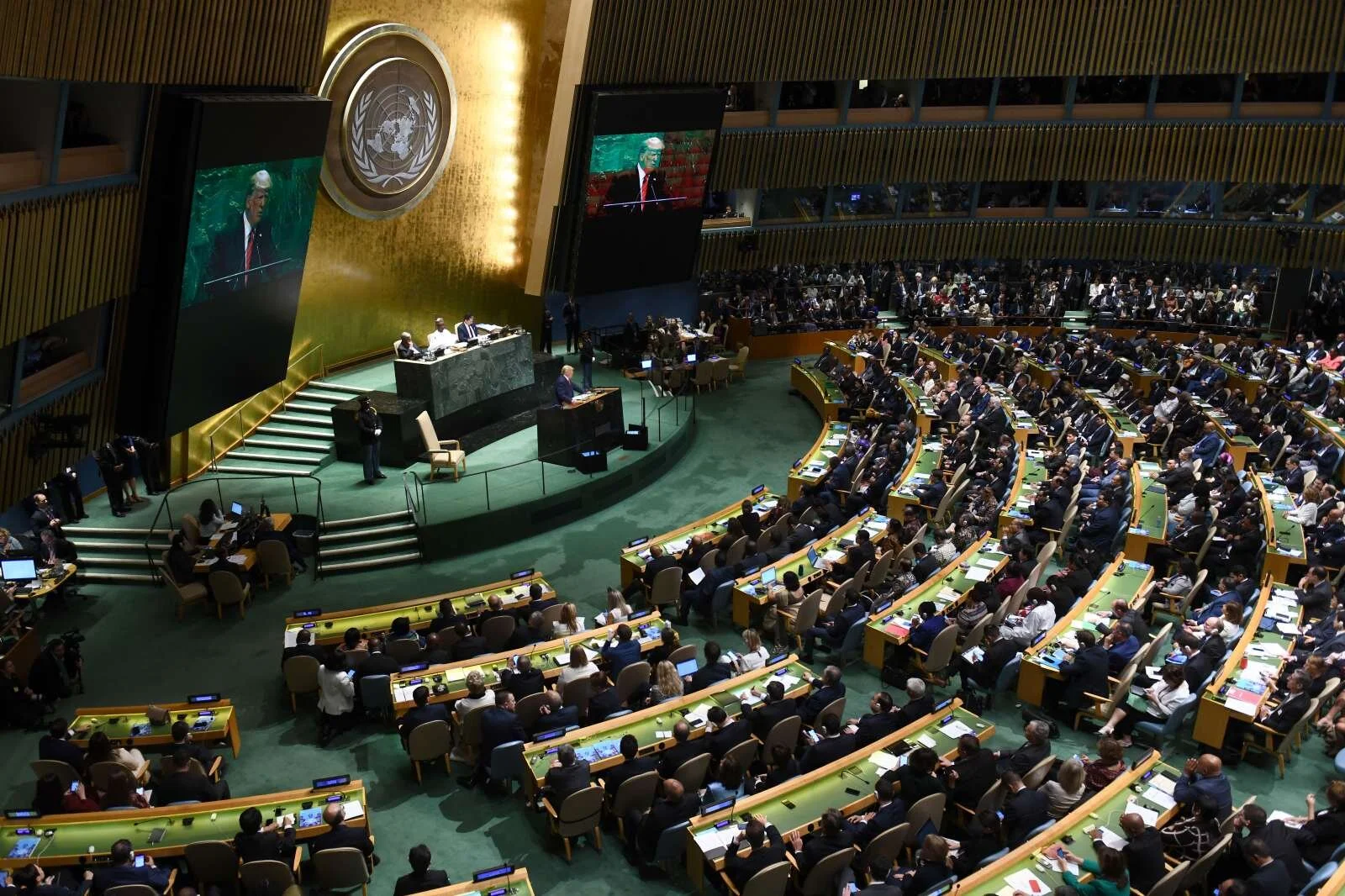  Cilje trajnostnega razvoja za 193 držav članic OZN je leta 2015 sprejela generalna skupščina te organizacije. Foto: Tamino Petelinšek/STA 