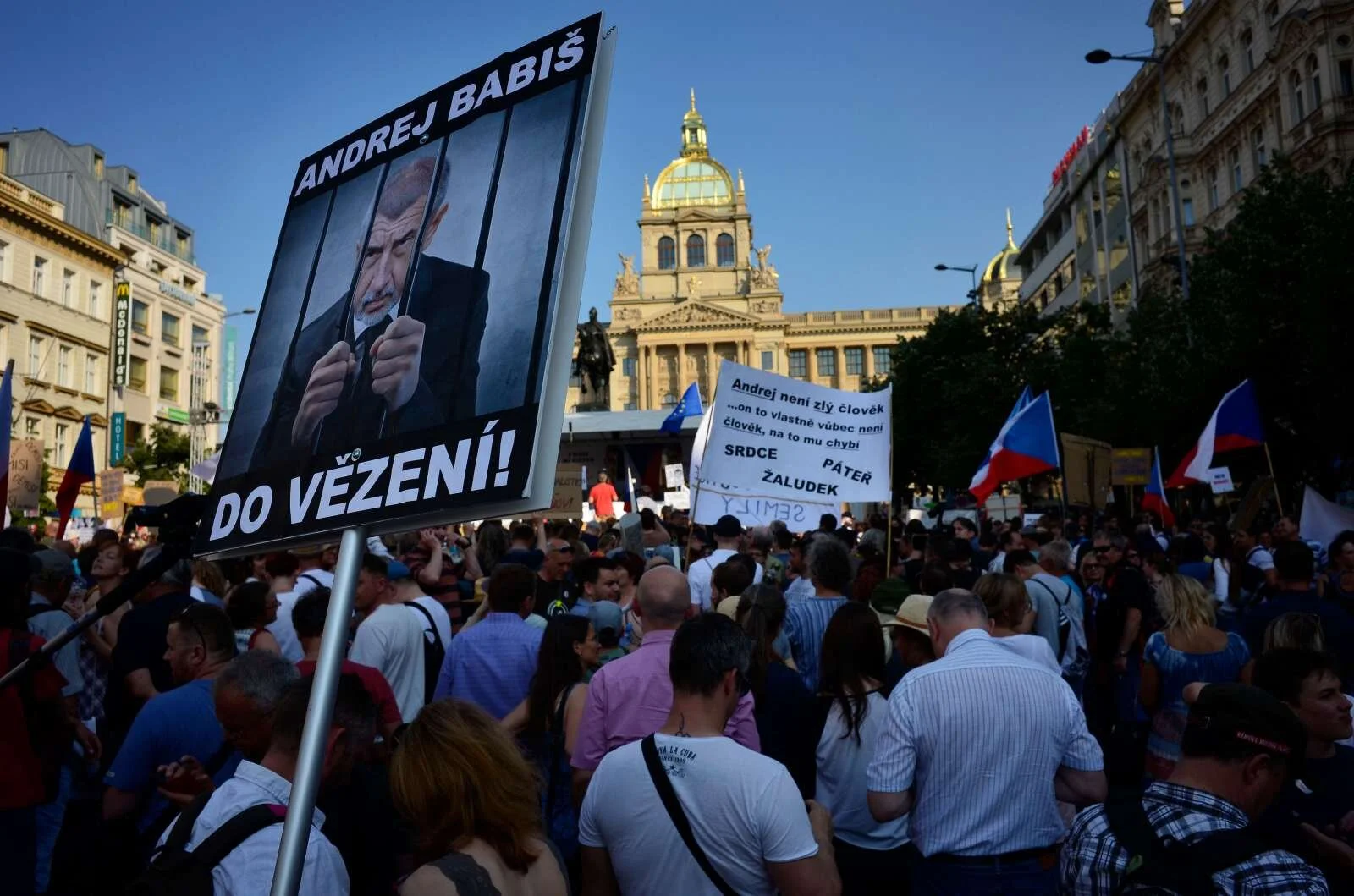  Protests in Prague, June 2019. Photo: dpa/STA 