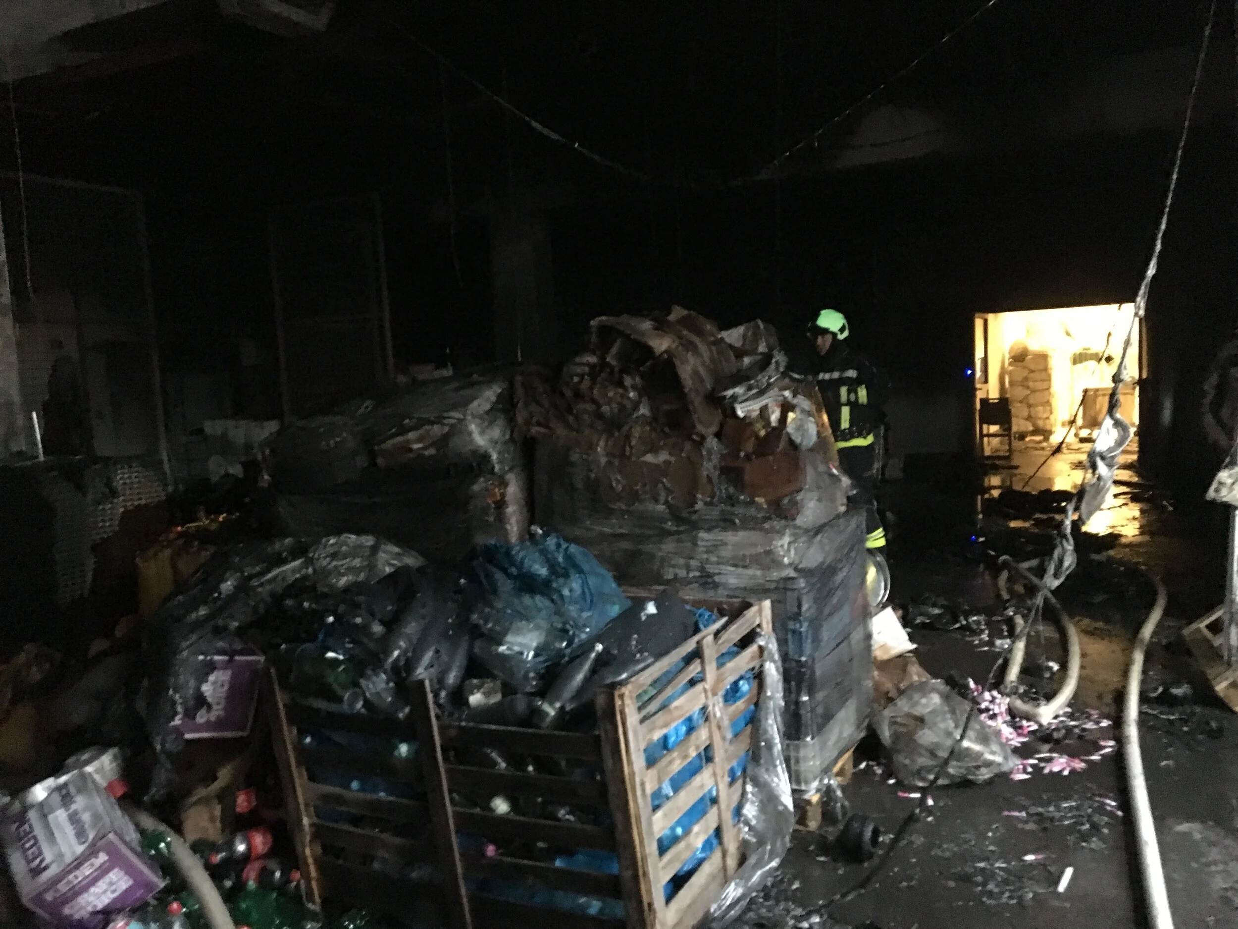  A picture of the damage to the subterranean storage room and auxiliary kitchen at the Bellevue Hotel, which Nikola Perenčević sent to Asiaciti. Pandora Papers 
