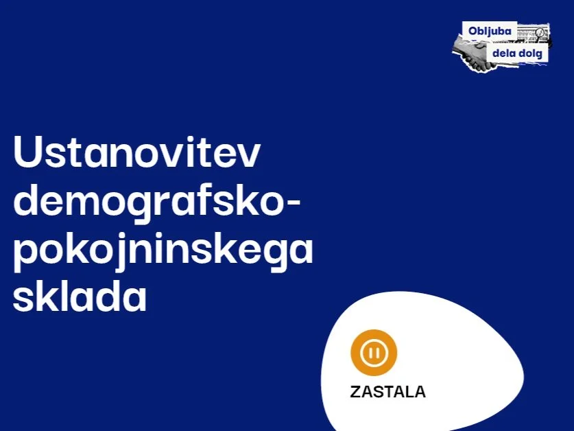 Sprejemanje zakona o demografskem skladu zastalo