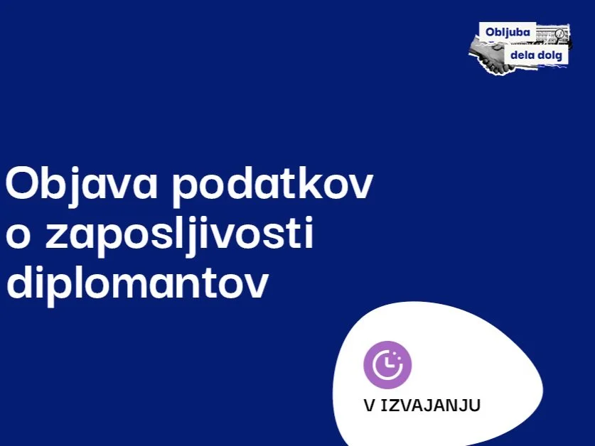 Podatki o zaposljivosti diplomantov še niso javni