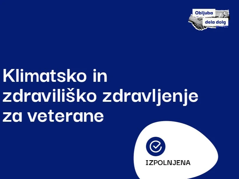 Koalicija veteranom omogočila klimatsko in zdraviliško zdravljenje