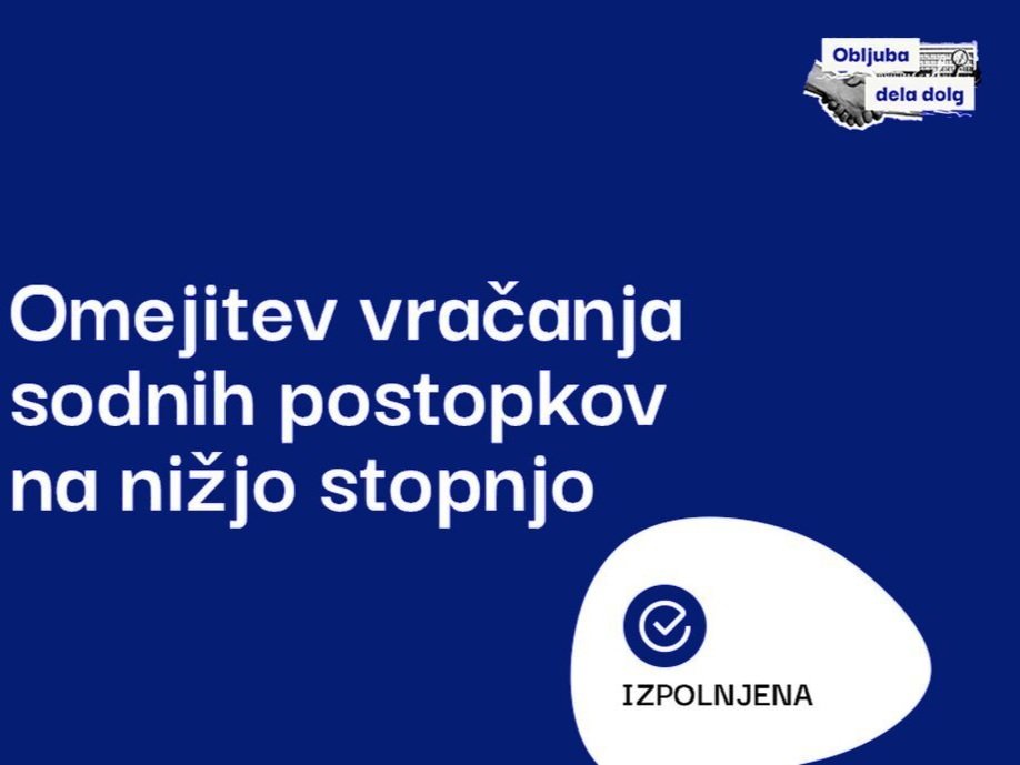 Višja sodišča bodo morala pogosteje odločati sama