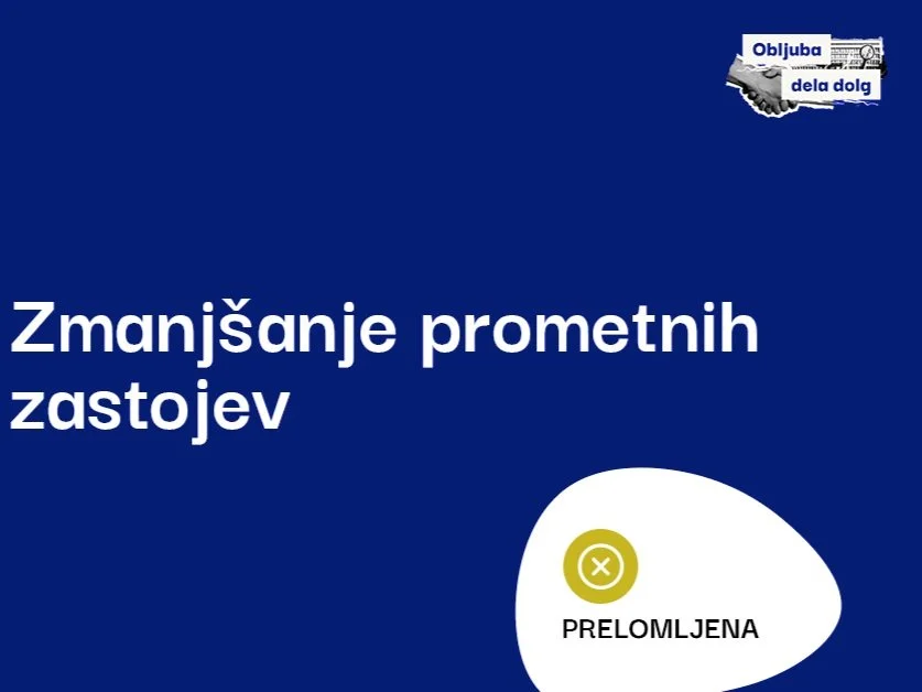 V Ljubljani lani manj zastojev kot pred dvema letoma
