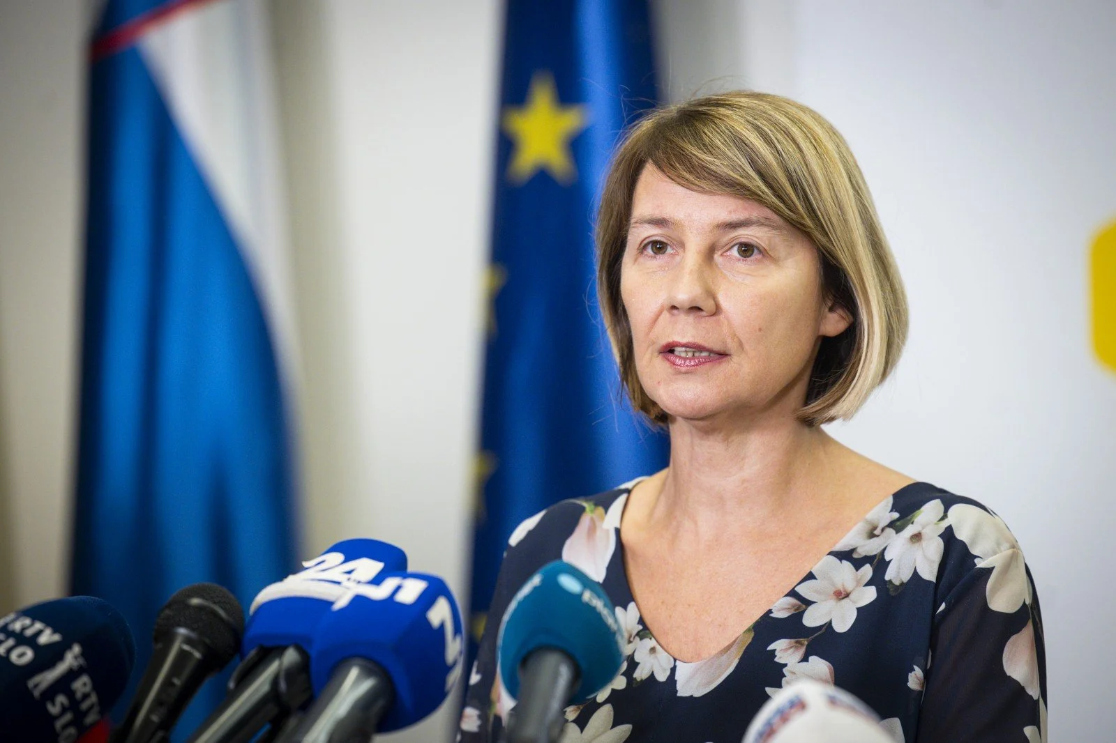  Predlog akcijskega načrta za novi nacionalni program za kulturo vsebuje 75 konkretnih ukrepov in 43 investicij v kulturo. Na fotografiji Alenka Jeraj. Foto: Bor Slana/STA 