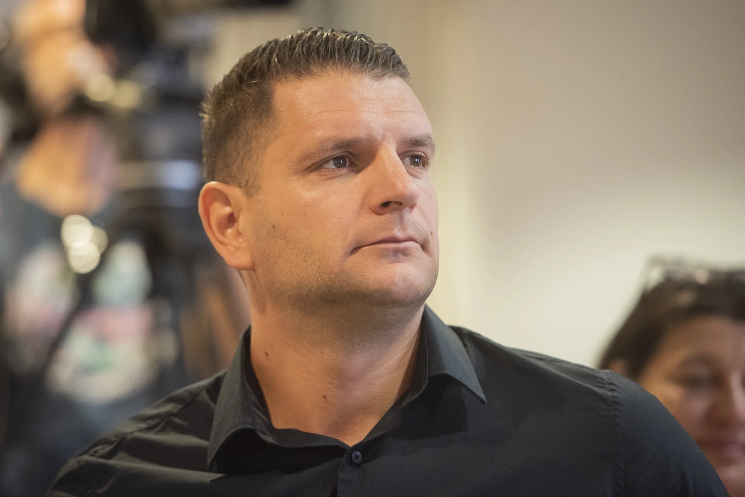  Neparlamentarna stranka Resni.ca je 1. septembra začela zbirati podpise podpore za vložitev predloga novele zakona o RTV. Foto: Bor Slana/STA 