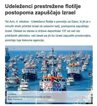  Novica, v kateri je bila objavljena fotografija. Vir: zaslonski posnetek/Razkrinkavanje.si 