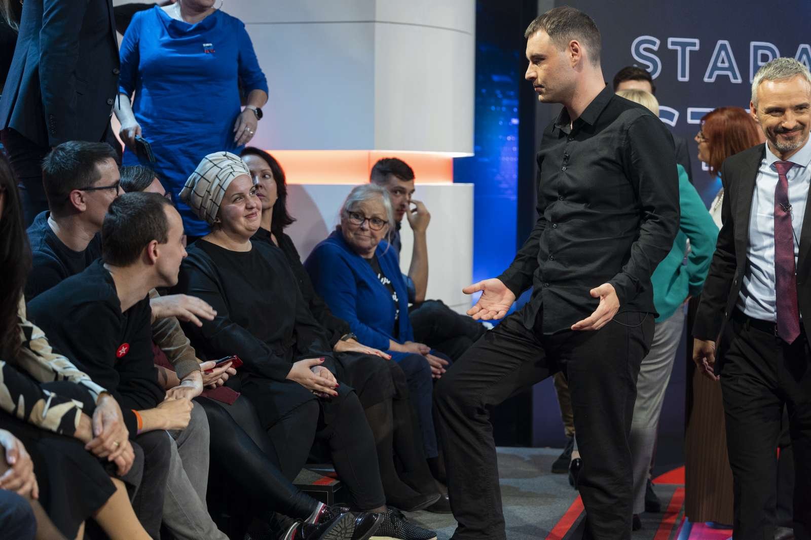  Kandidat za predsednika republike Miha Kordiš je edini družbenik socialnega podjetja NDP Tozd, v okviru katerega si prostovoljci sami pridelujejo hrano. FOTO: Bor Slana/STA 