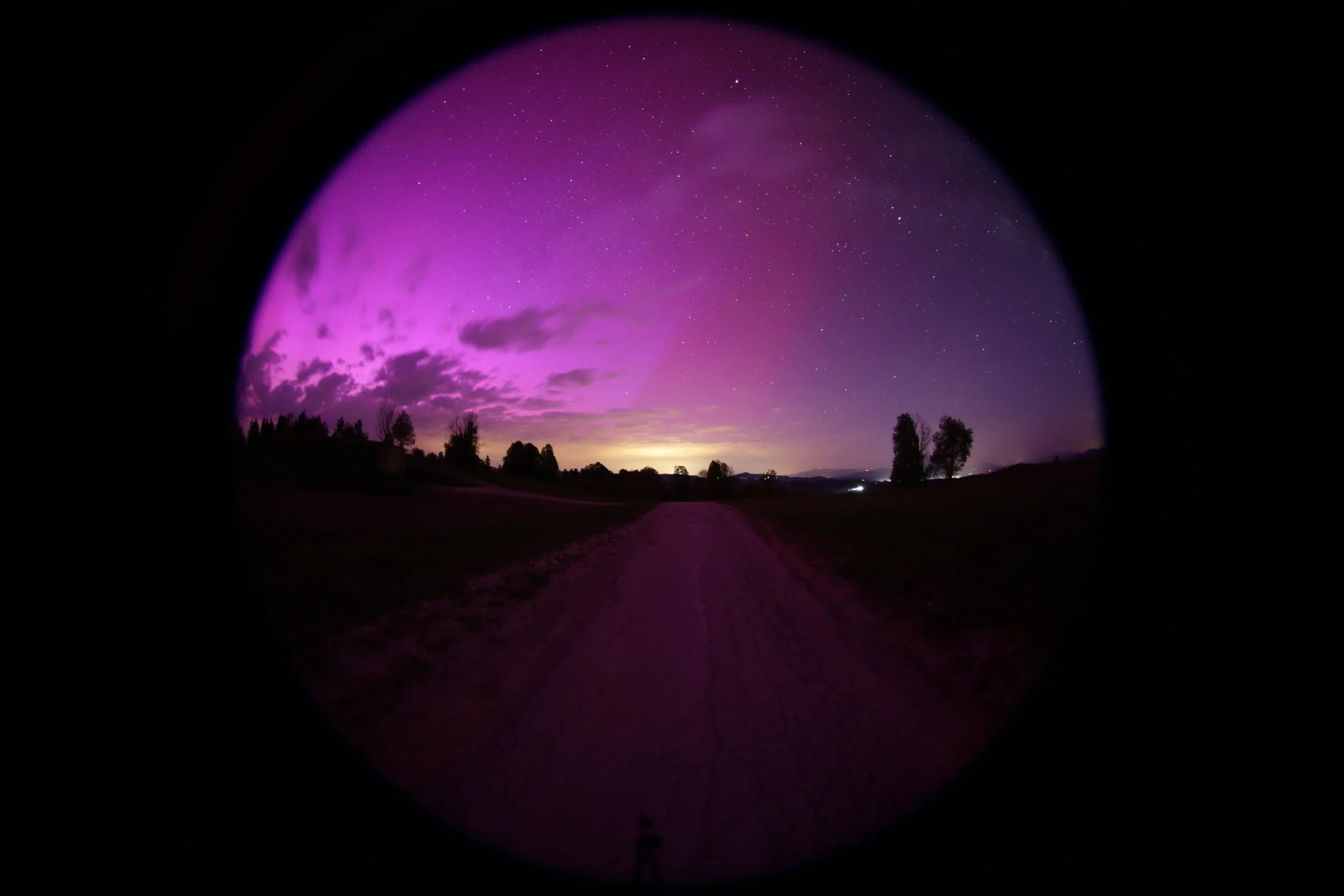  Severni sij je bil po podatkih portala Neurje.si v Sloveniji nazadnje viden oktobra lani. Foto: Andrej Mohar, društvo Temno nebo Slovenije 