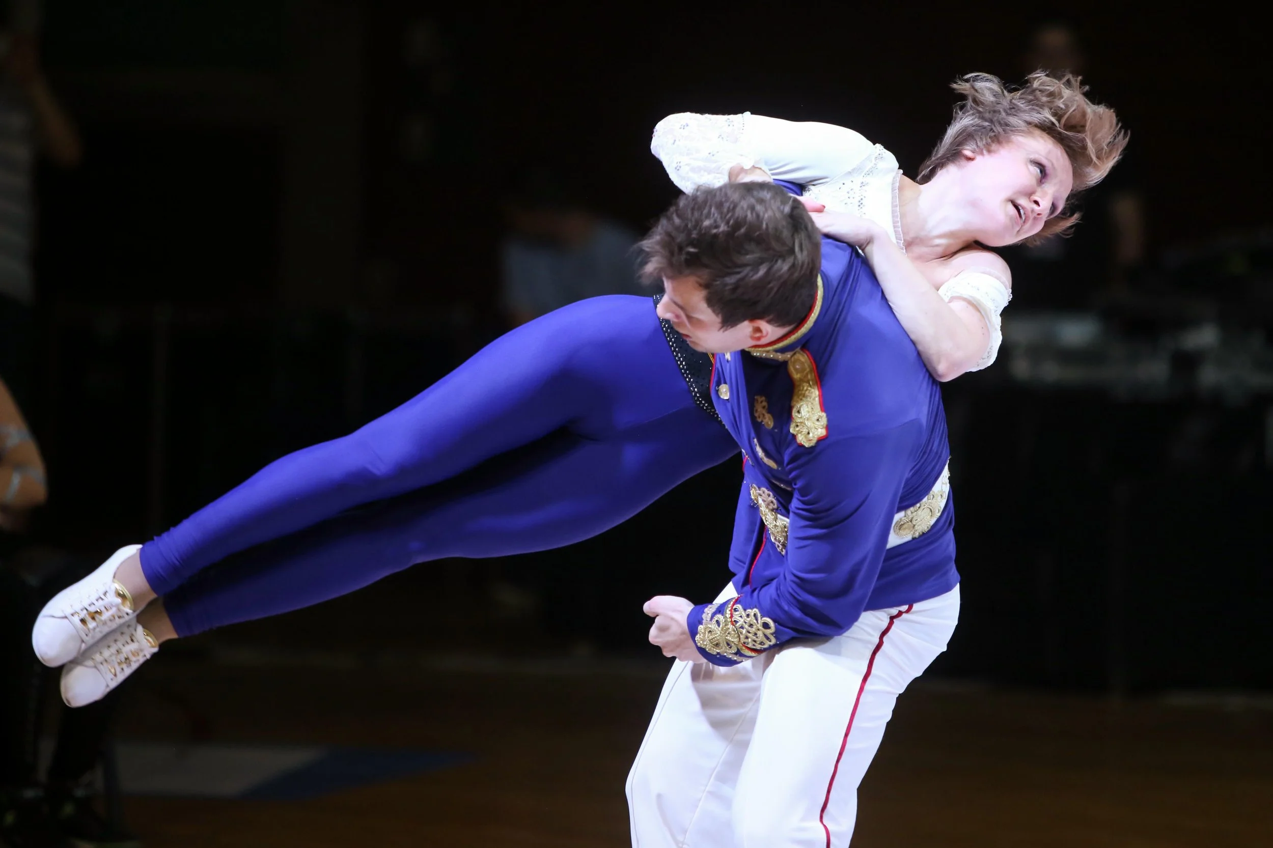  Katerina Vladimirovna Tikhonova with her then dance partner Dmitry Alekseev in the semi-final of the Rock’n’roll World Championship in Zagreb in 2016. &nbsp;Photo: Goran Jakuš/Alamy Stock Photo 