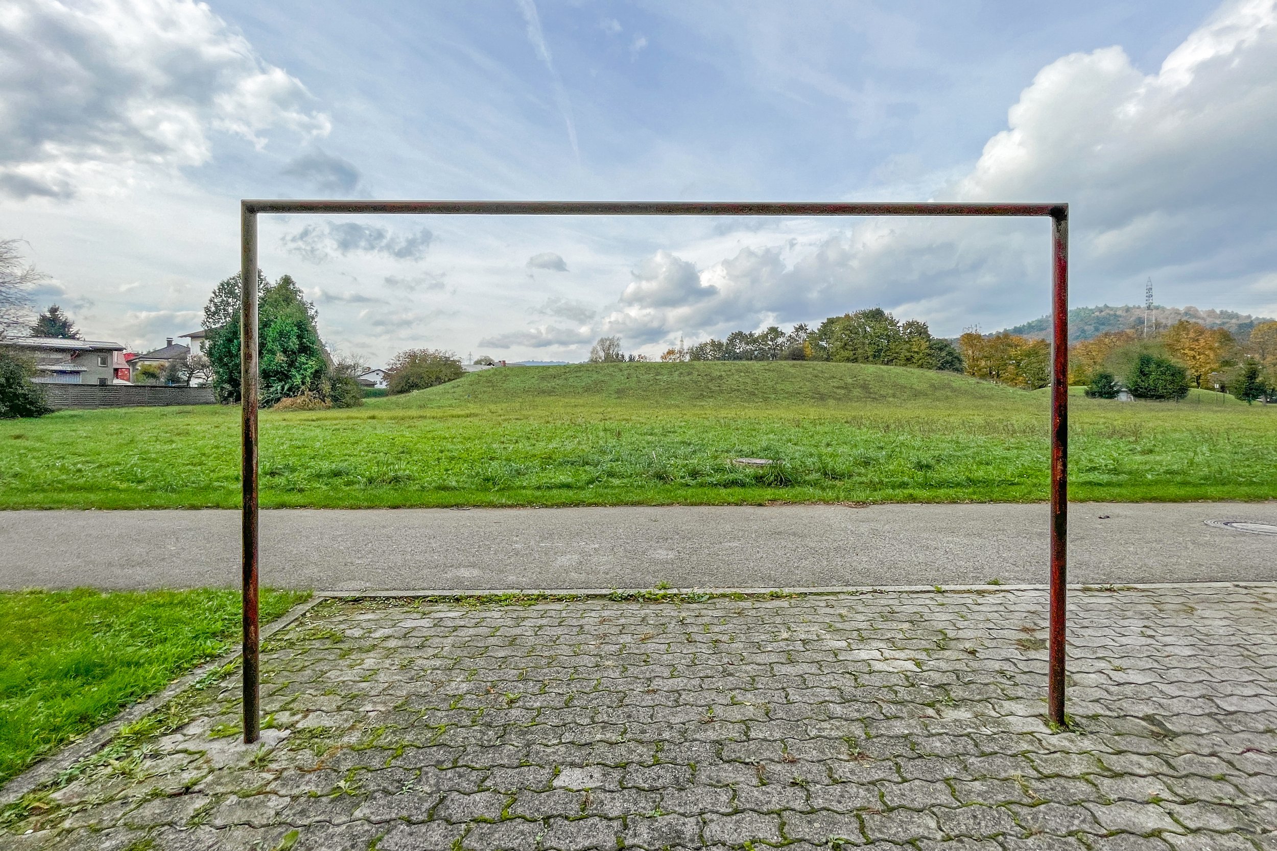  Velika travnata parcela v Dravljah, kjer Lesnep načrtuje Regentov kvart. Foto: Matej Povše 