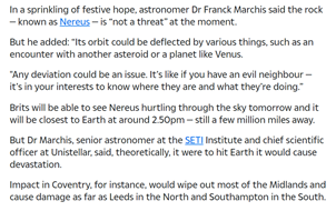  Vir: posnetek zaslona prispevka v časopisu The Sun 