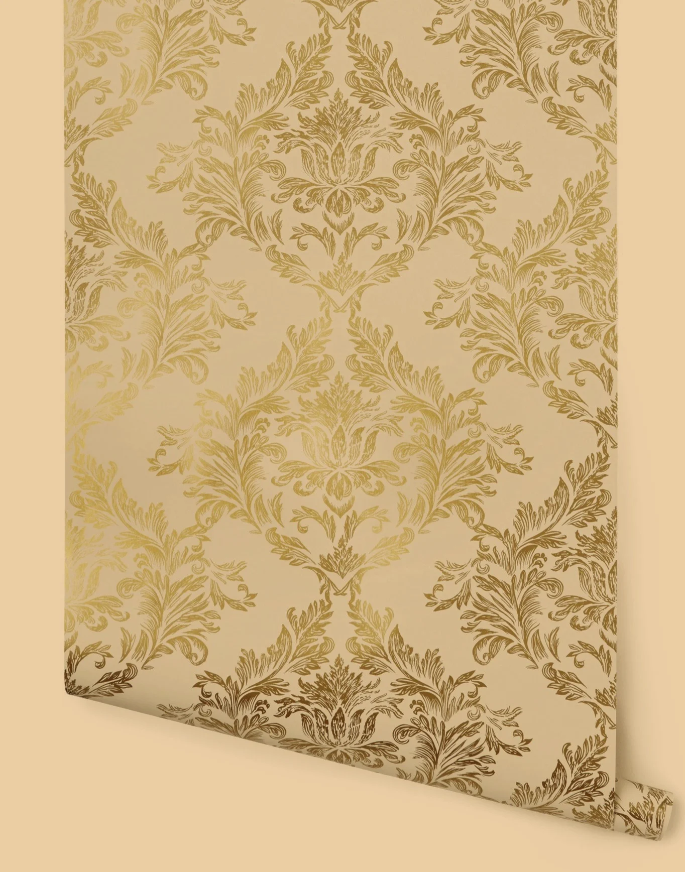 Ugly Wallpaper with a Golden Hue