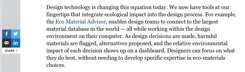 Forbes Autodesk blog post excerpt referencing Granta Design