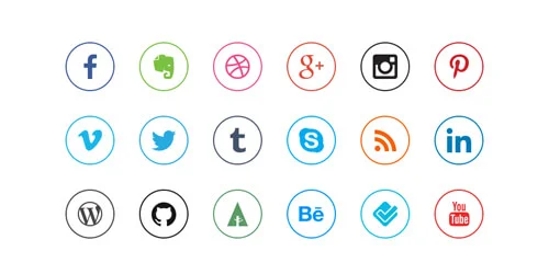 Social media links