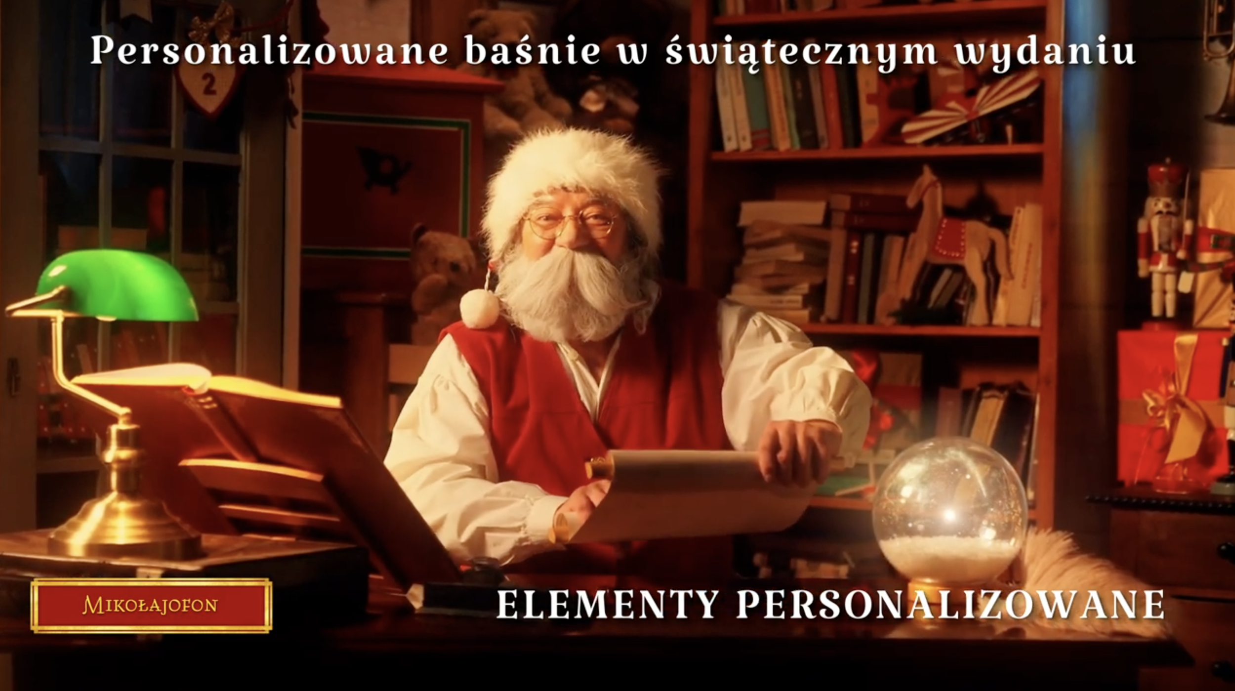 Mikołajofon - personalizowane baśnie od Mikołaja