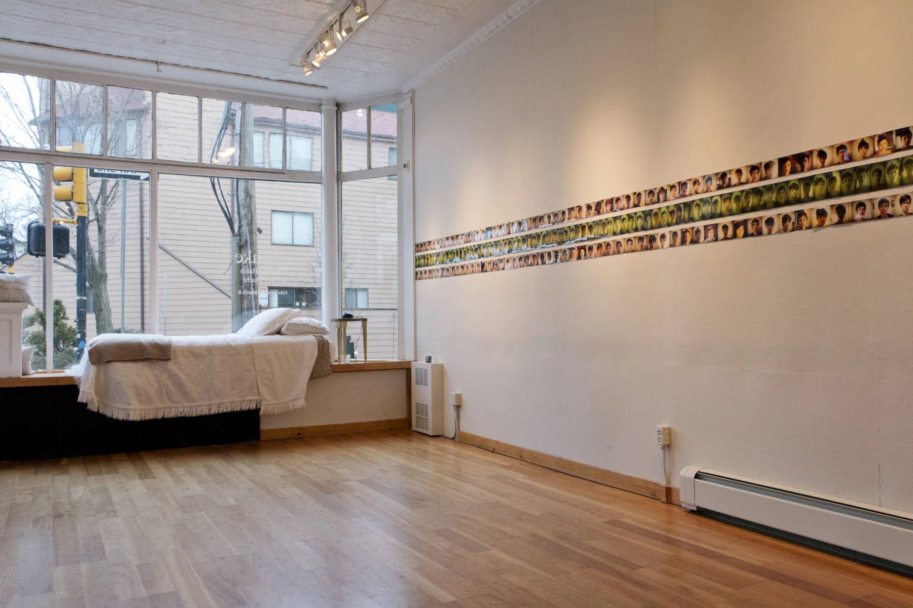 Awake and untitled (bed installation), Christina Balch
