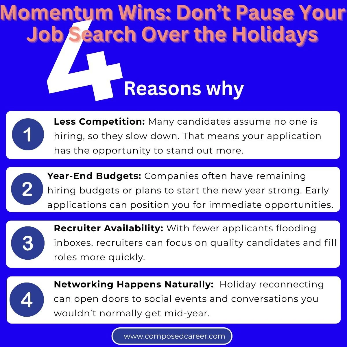 🎁 Don’t Hit Pause on Your Job Search This Holiday Season! Let's Unwrap Why the Holidays Can Present More Opportunity 🎁