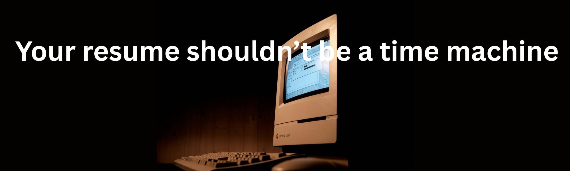 Resumes Are Not Meant to be a Career Novel