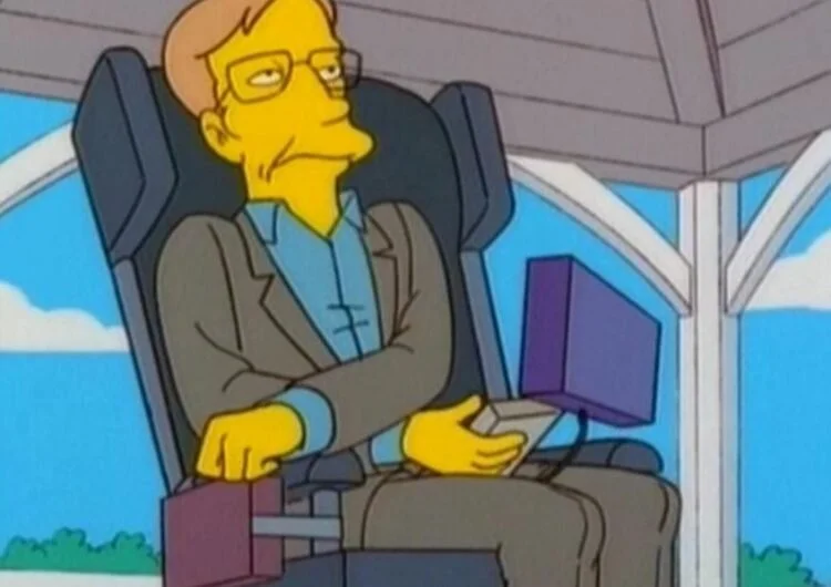 Stephen Hawking in The Simpsons