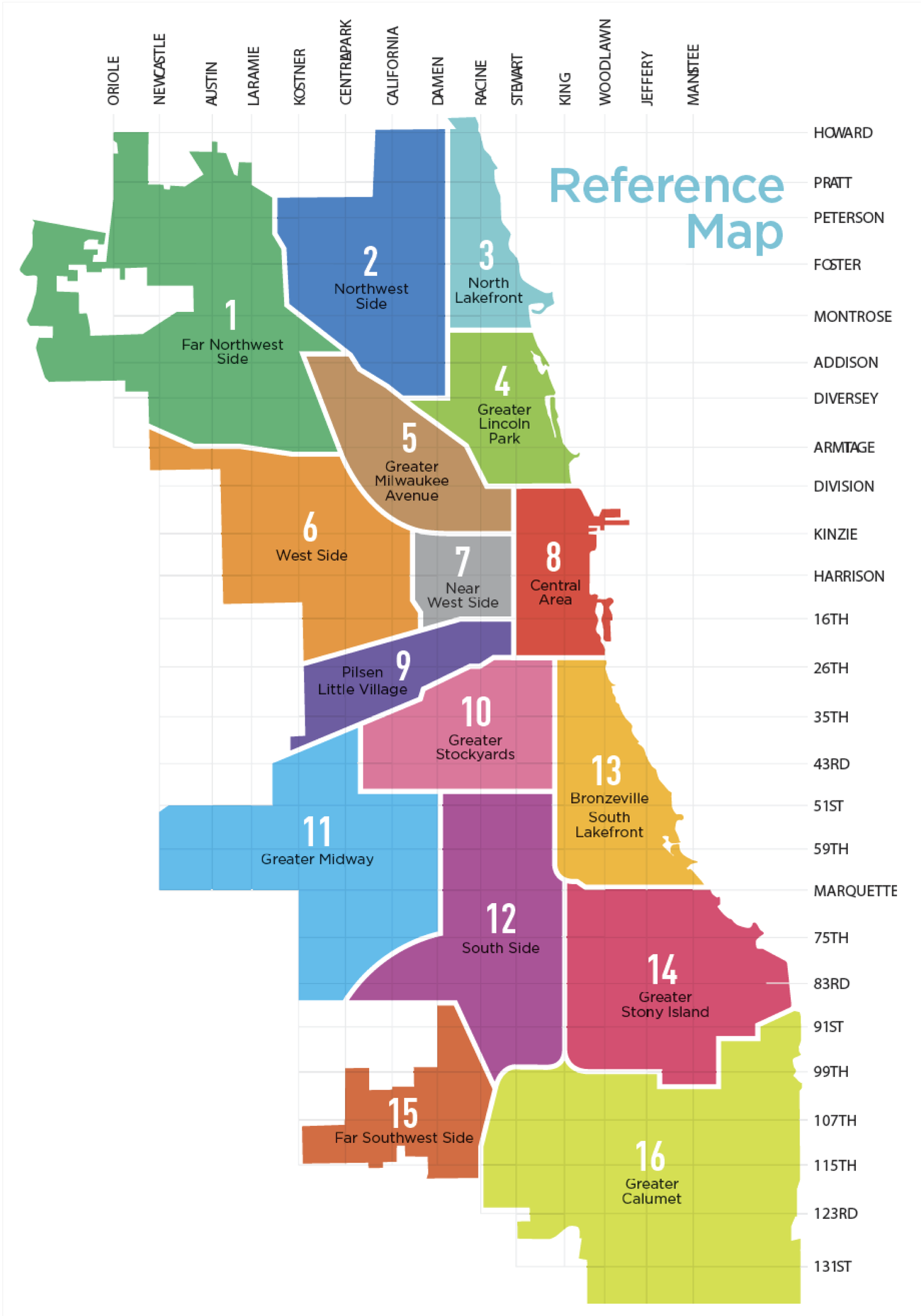 Annual Regional Analysis Kids First Chicago Map Of Chicago Public Schools Networks 2022-23