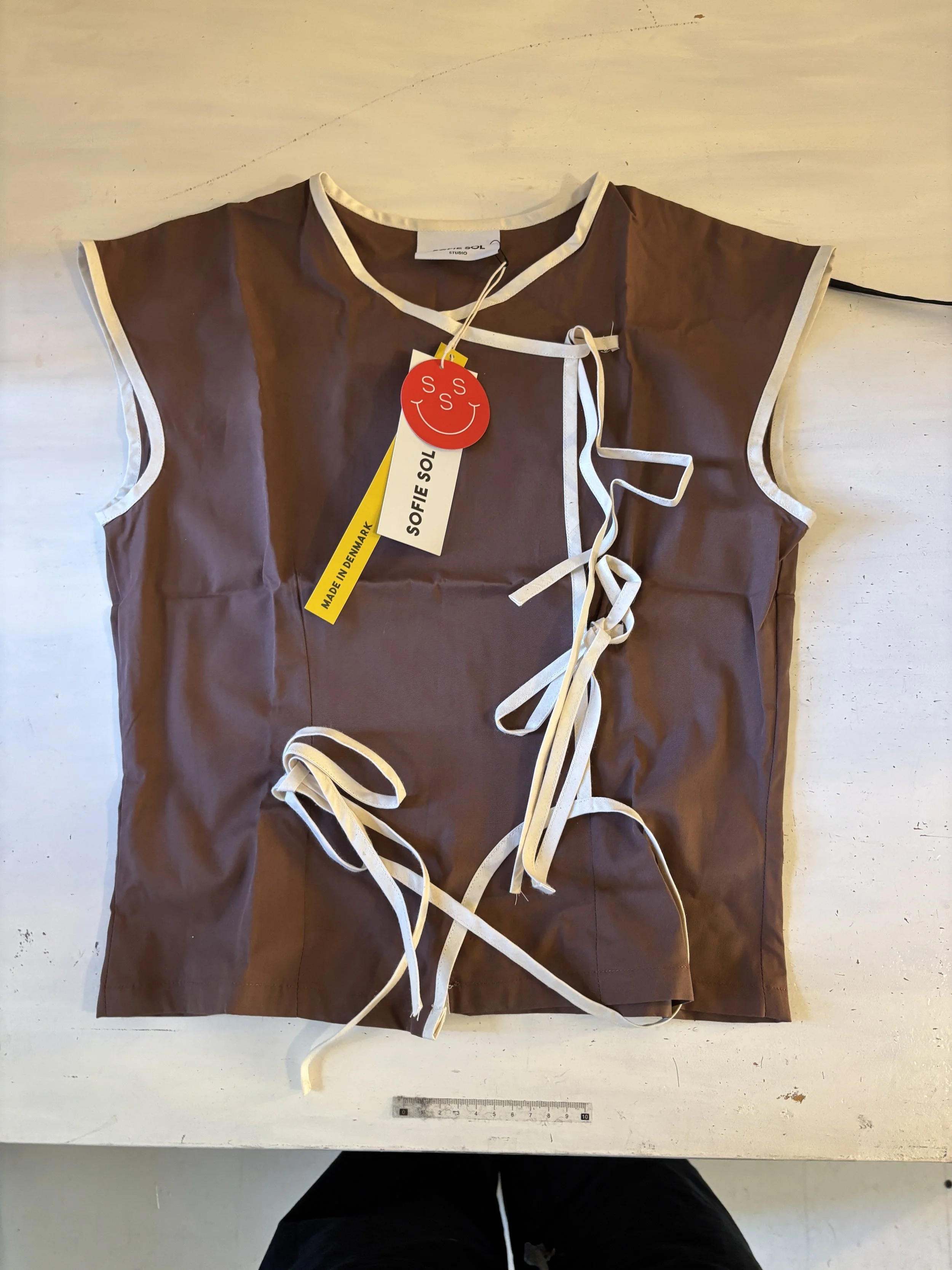 Gelato top brown/white SMALL