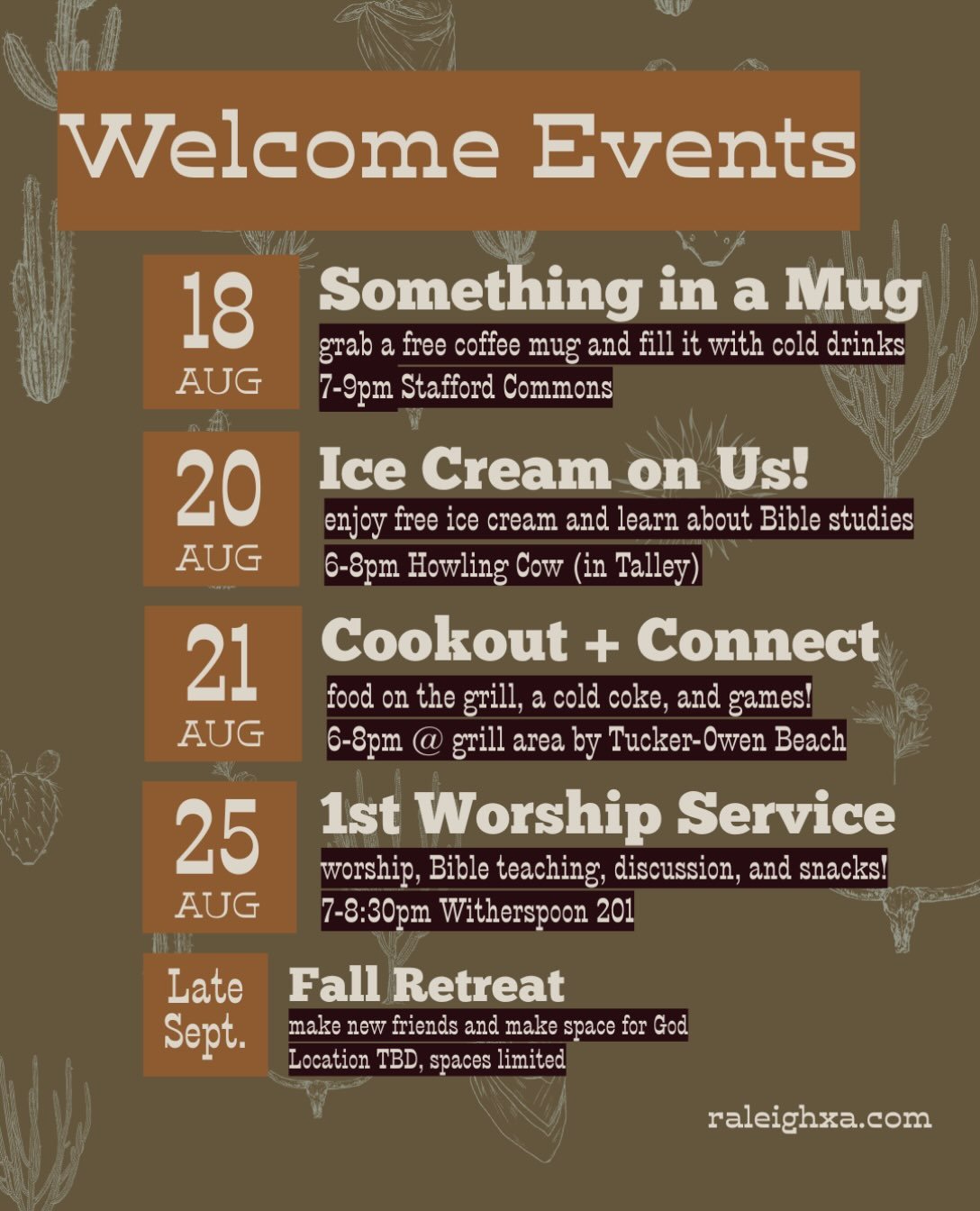 You&rsquo;re a Christian coming to State. You&rsquo;re looking for your people. Come meet the gang and follow Jesus with us 🤠