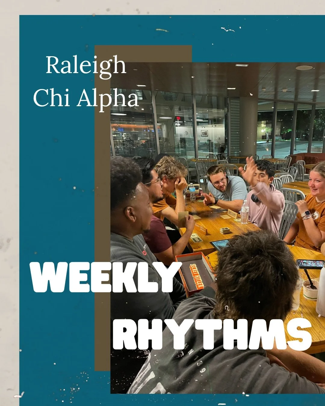 Looking to connect with God on campus? Want to make Christian friends who encourage you and know your name? Wev'e got you covered all week!