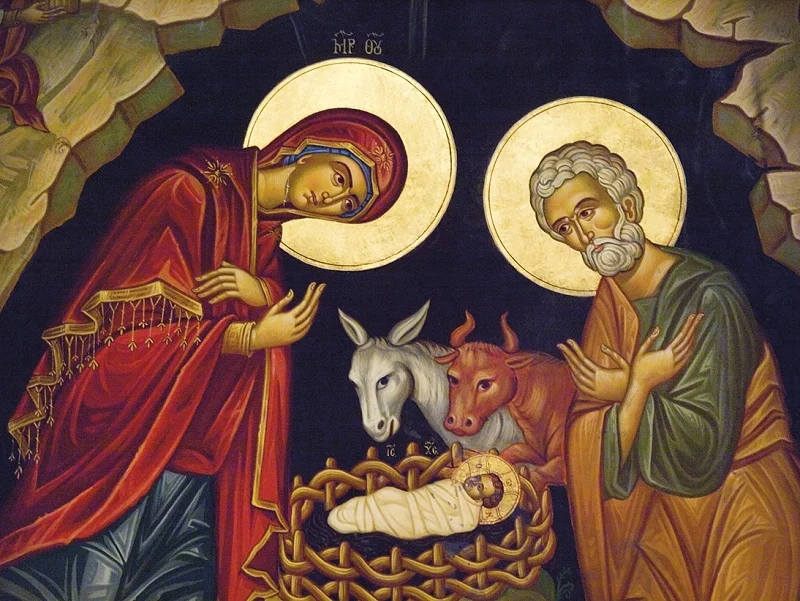 Jesus' Nativity Icon