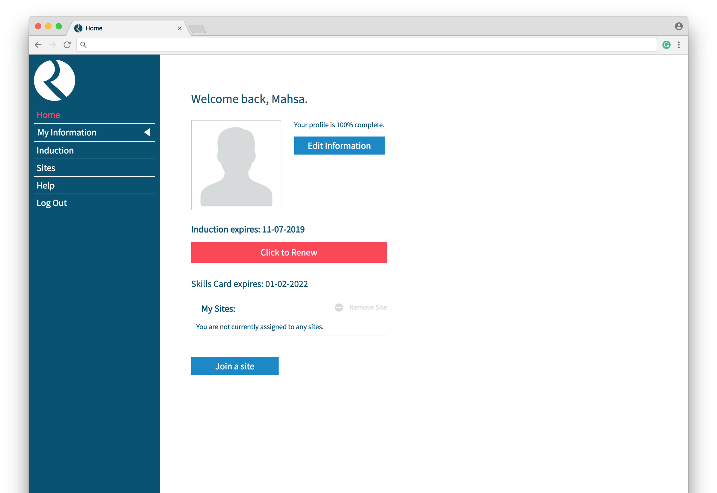 Worker Profile