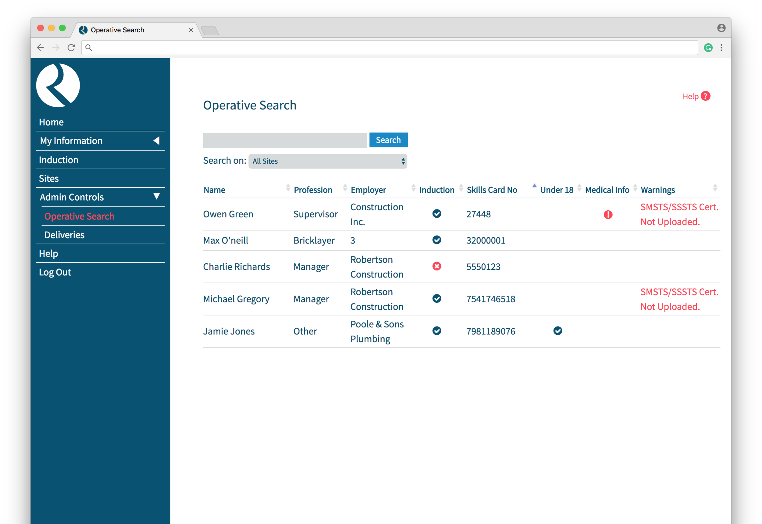 Operative Search