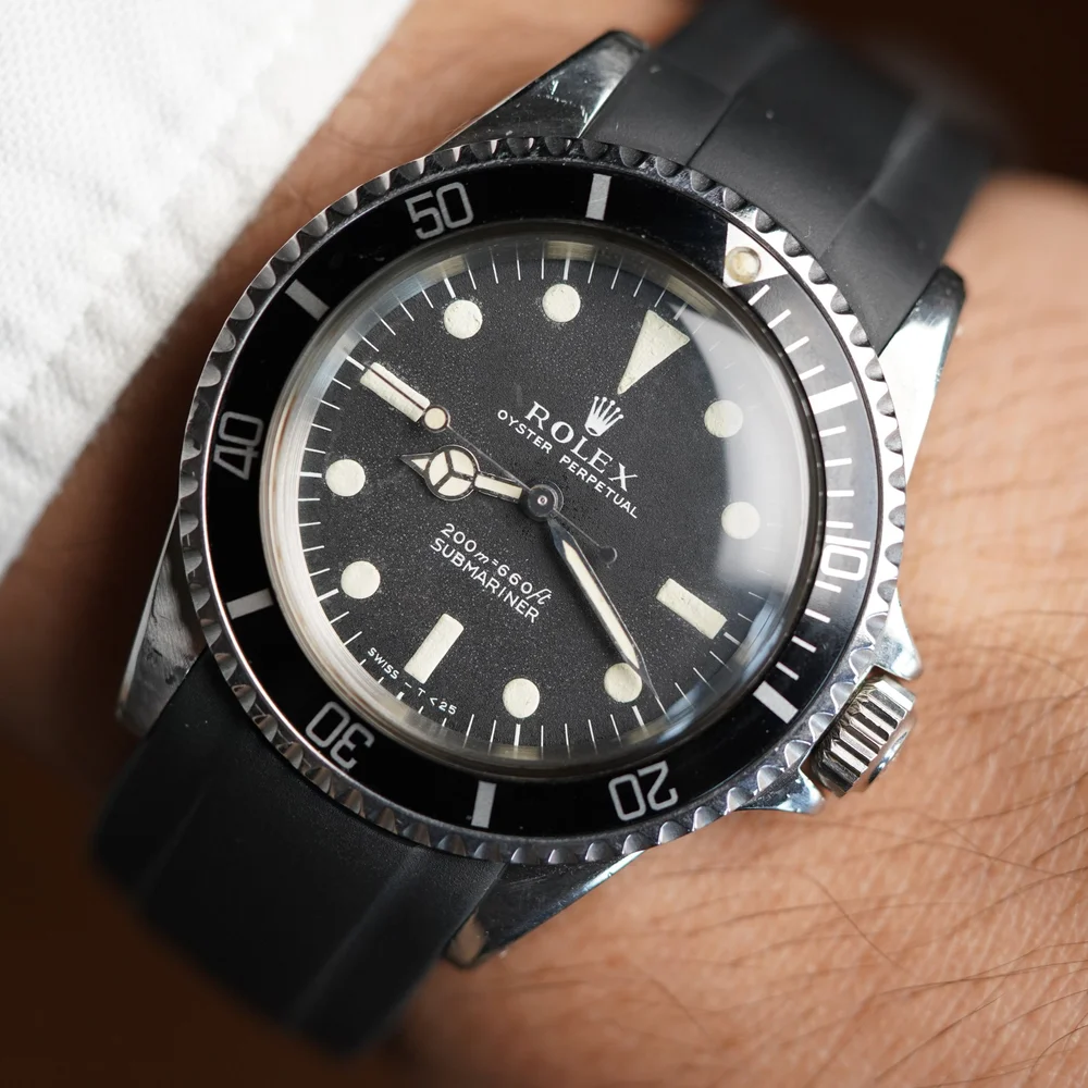 Rolex Submariner 5513 Meters First Dial — Wind Vintage