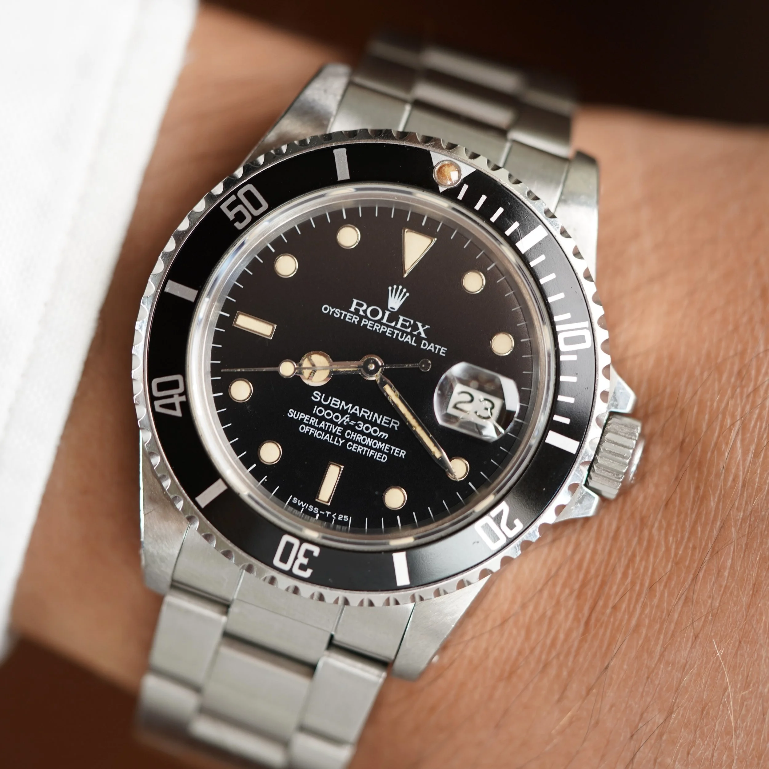 Rolex Submariner Ref 16800 Unpolished