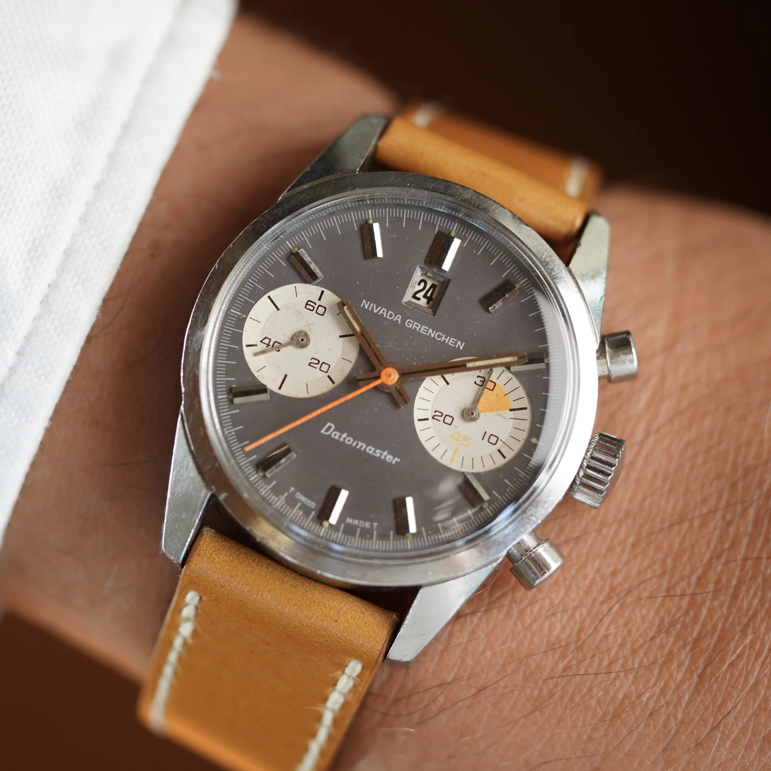 Nivada Grenchen Datomaster 3423 Unpolished