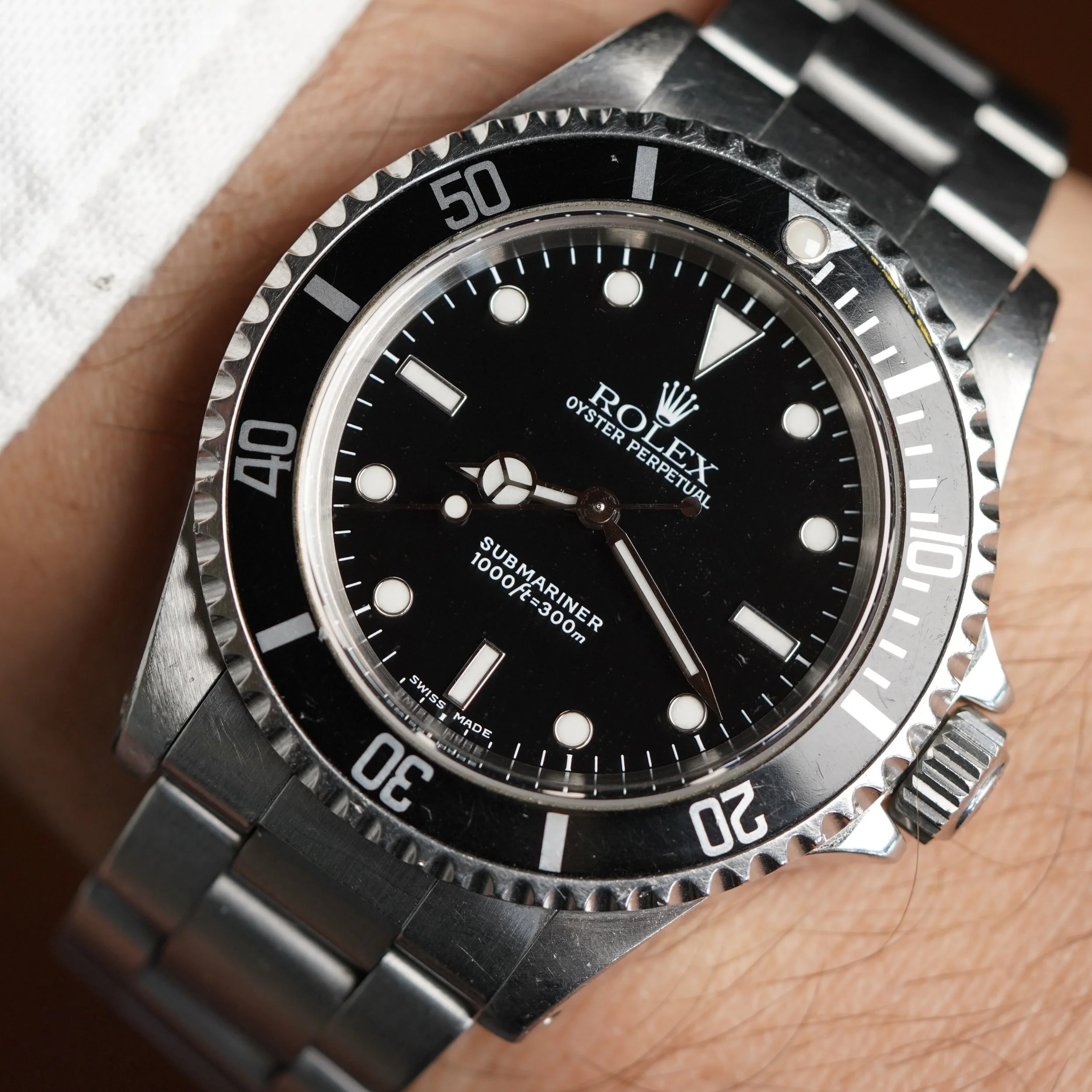 Rolex Submariner Reference 14060M W/ Papers &amp; Hangtag Unpolished