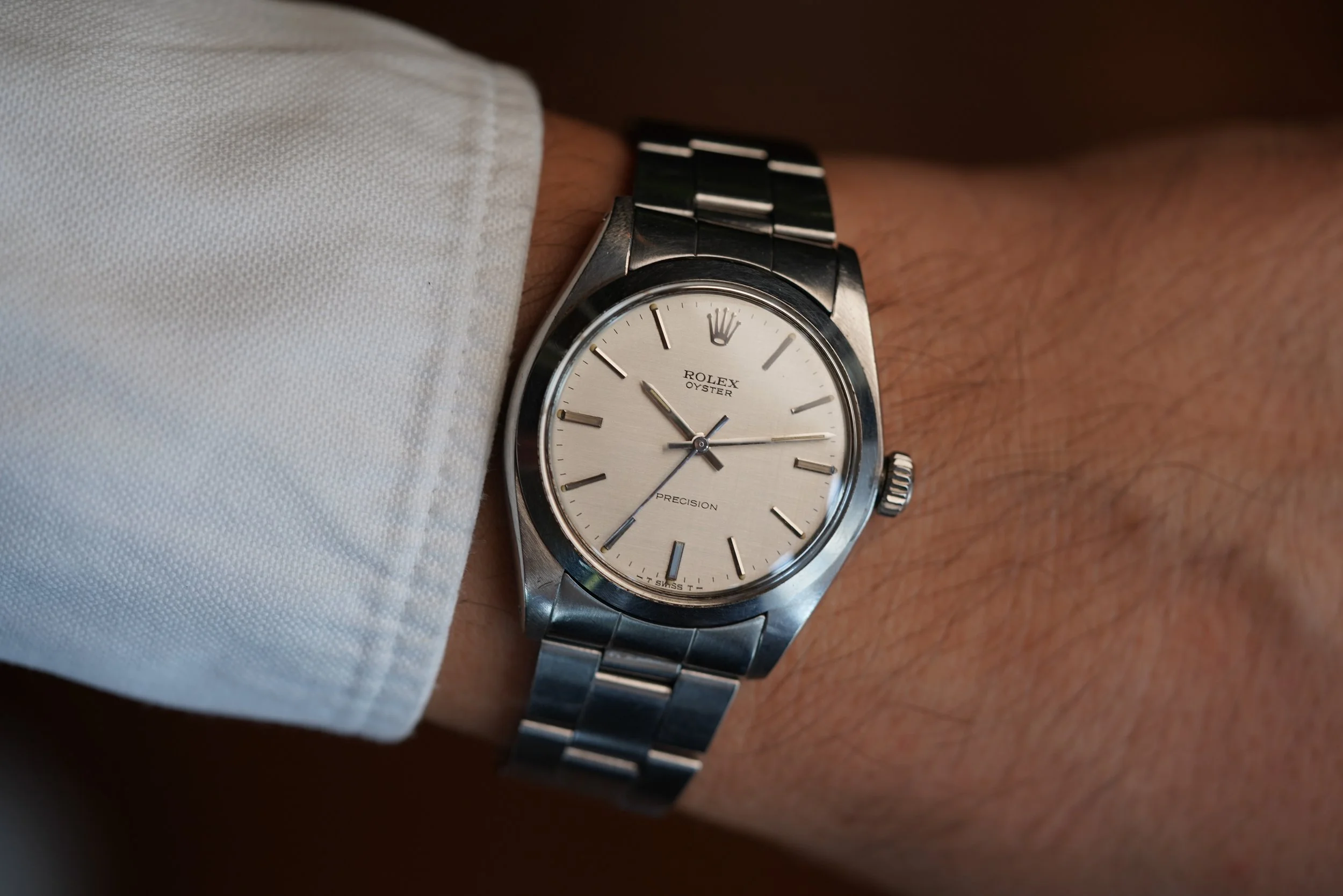 Rolex Linen Oyster Precision Reference 6426 Unpolished — Wind Vintage