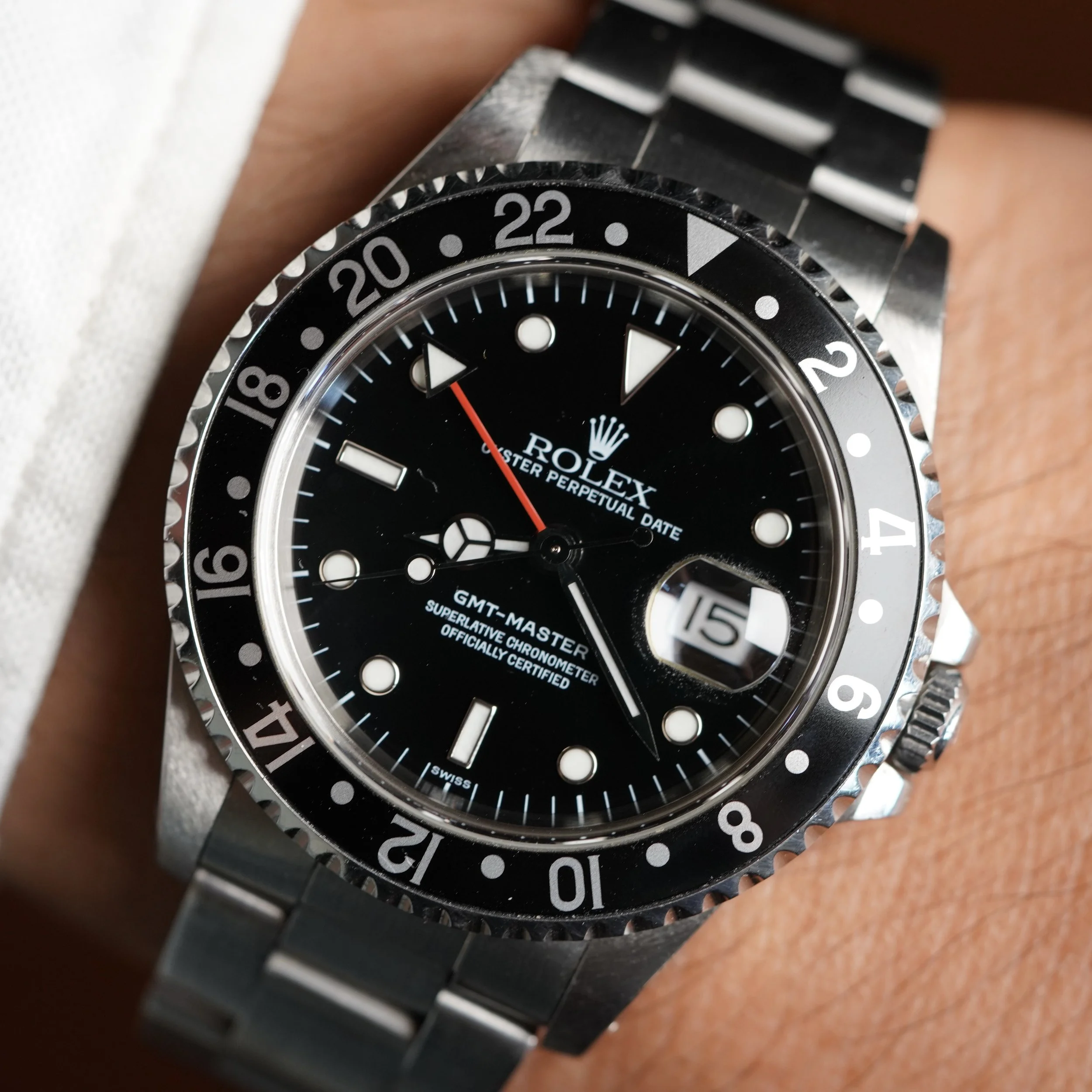 Rolex GMT-Master Reference 16700 w/ Black Insert Unpolished