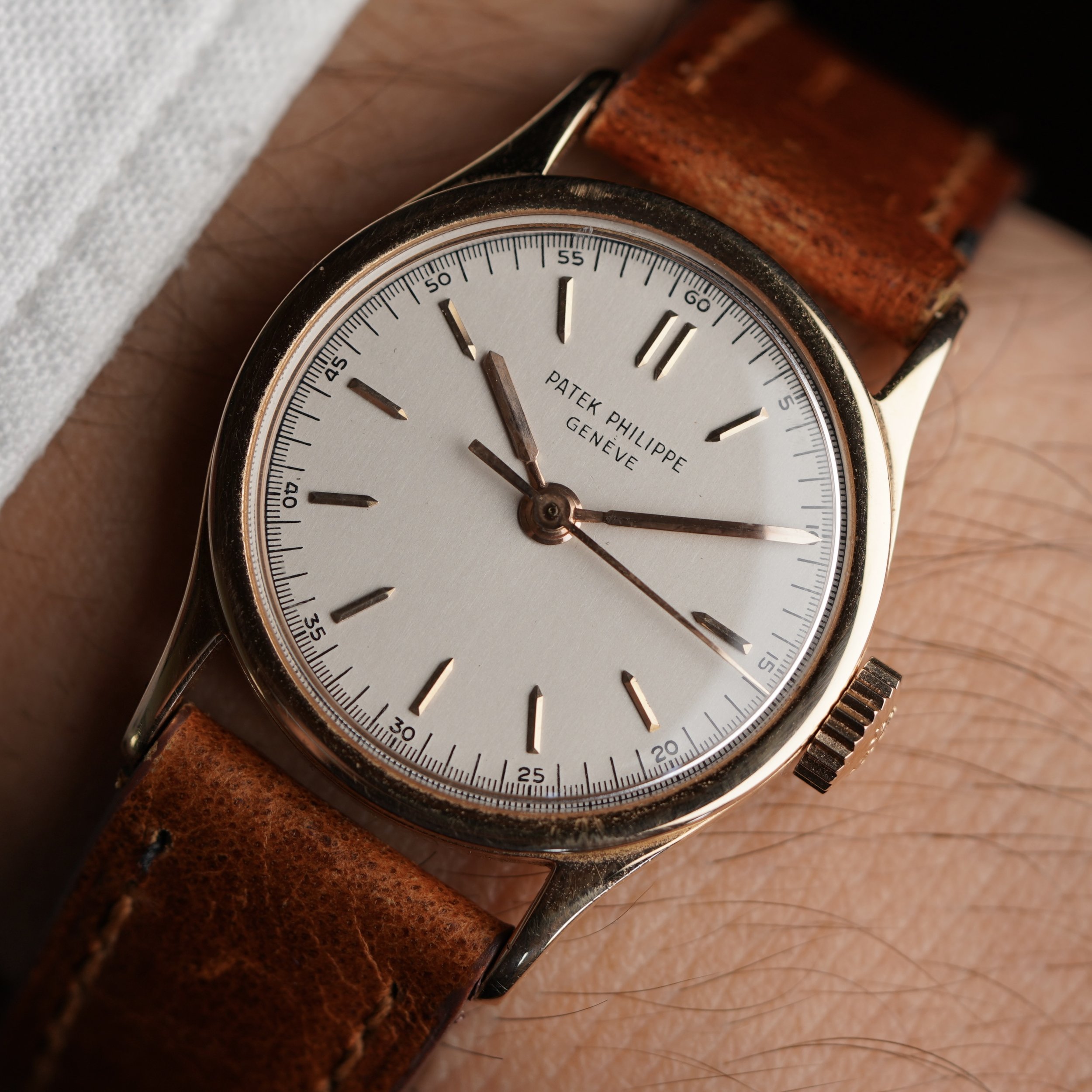 Patek Philippe Reference 2457 in 18K Rose Gold w/ Extract